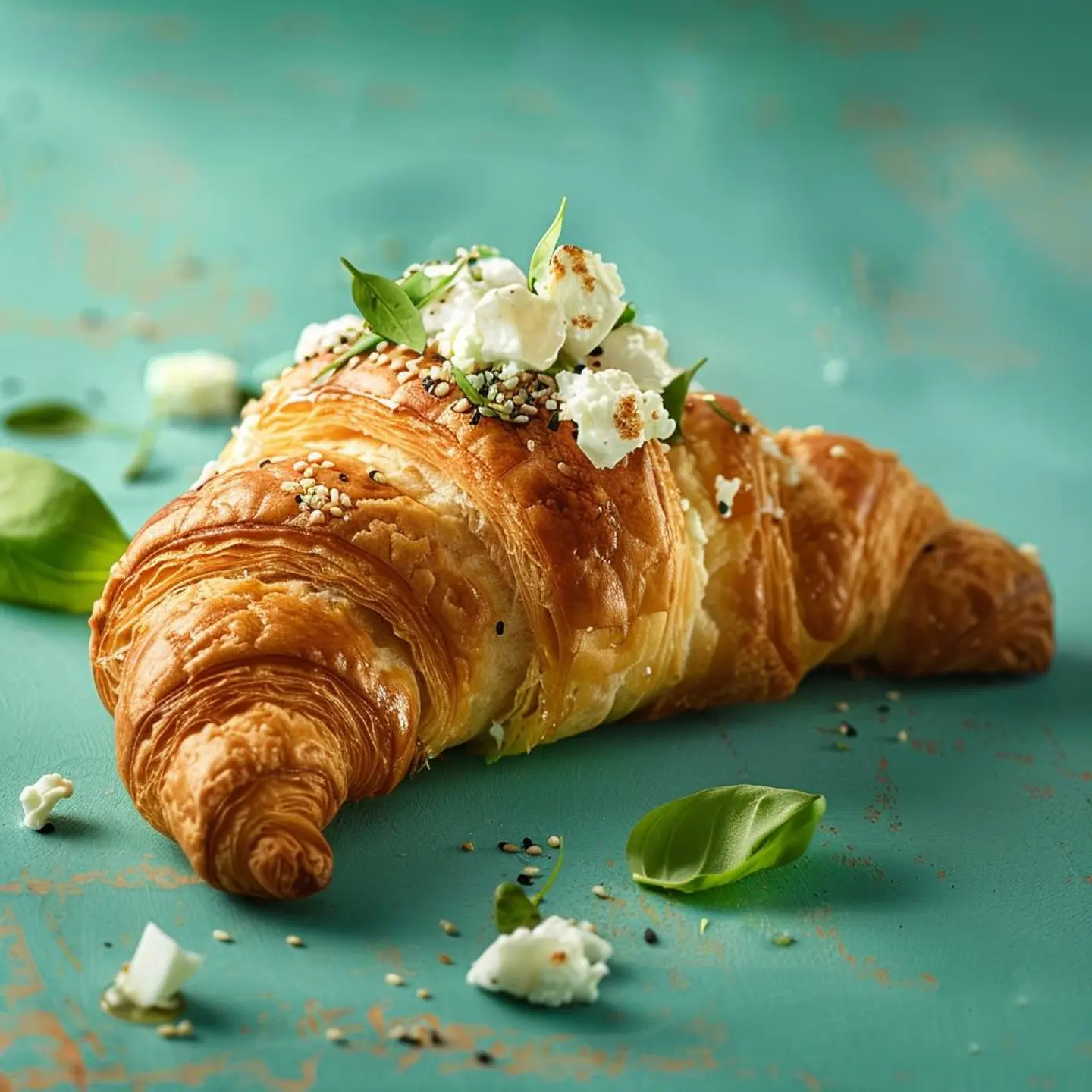 كرواسون صغير بالفيتا مع العسل