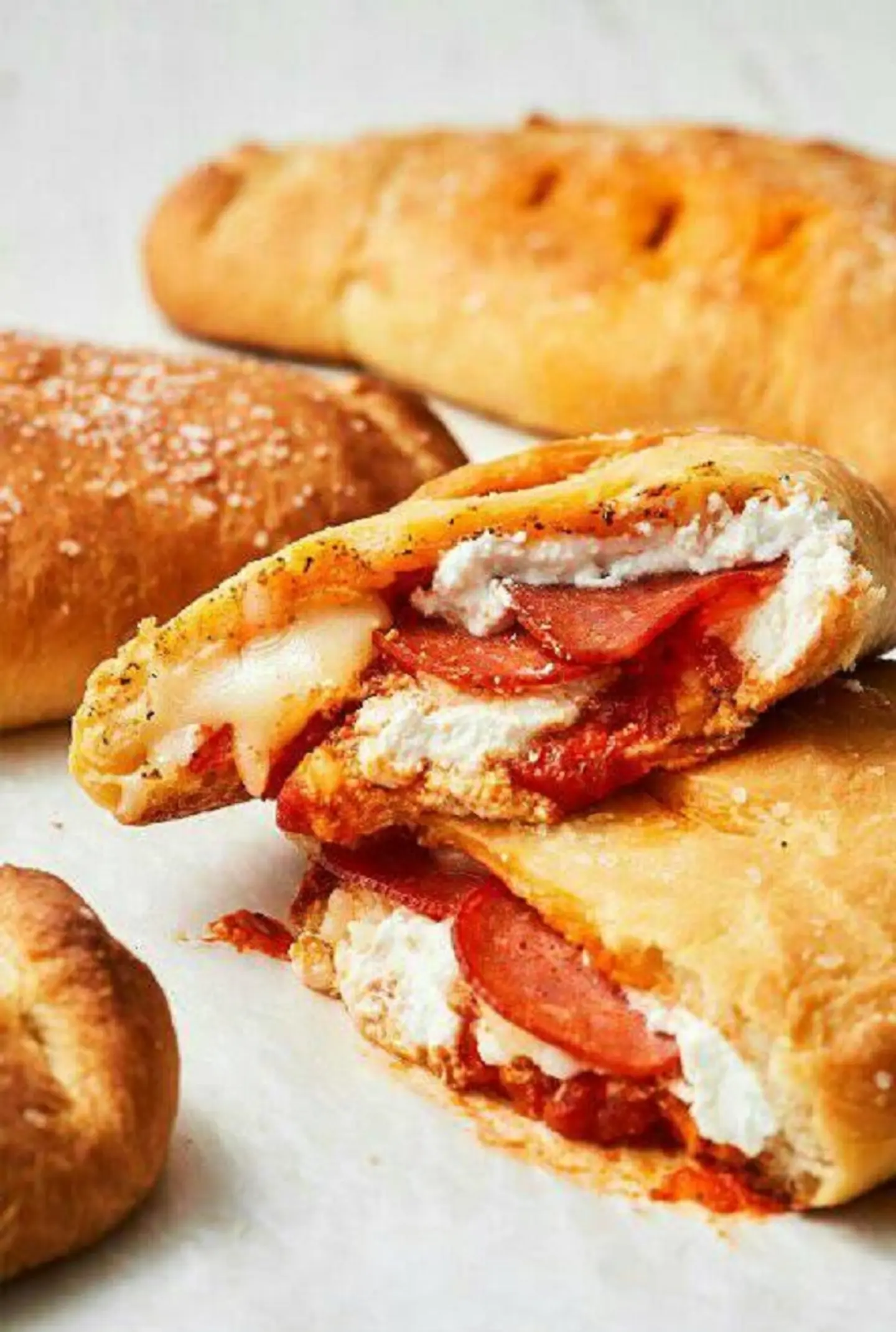 Pepperoni And Cheese Sandwich