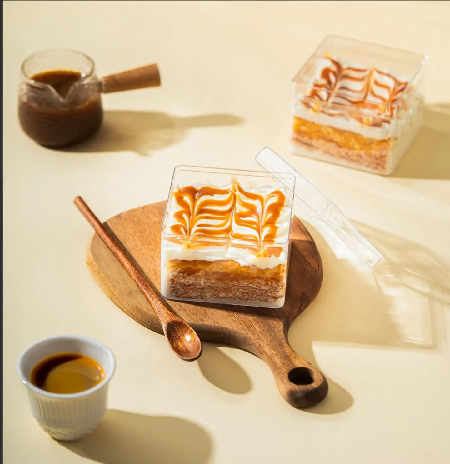 Milk Cake With Caramel.