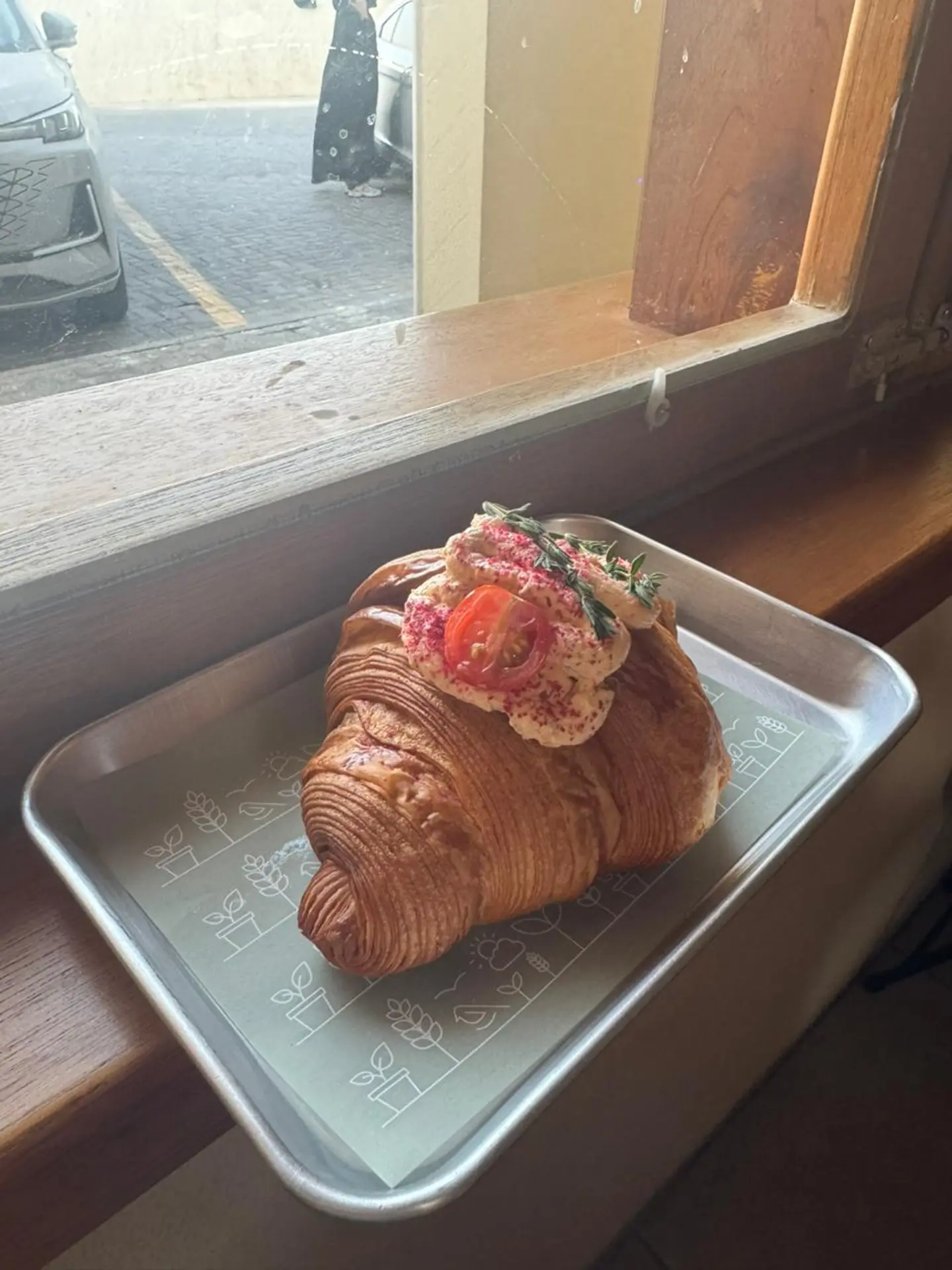 Labneh Makdous Croissants