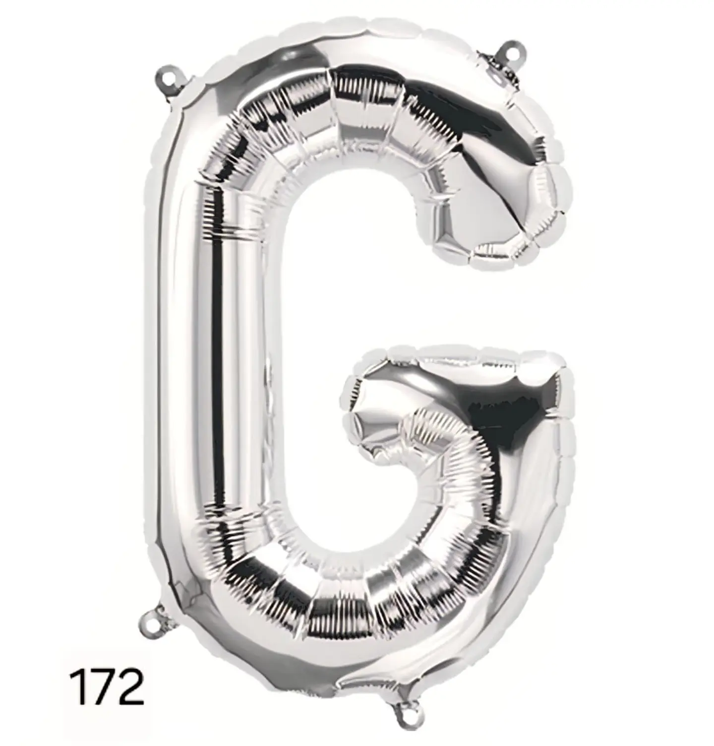 Silver 007 Helium Balloon