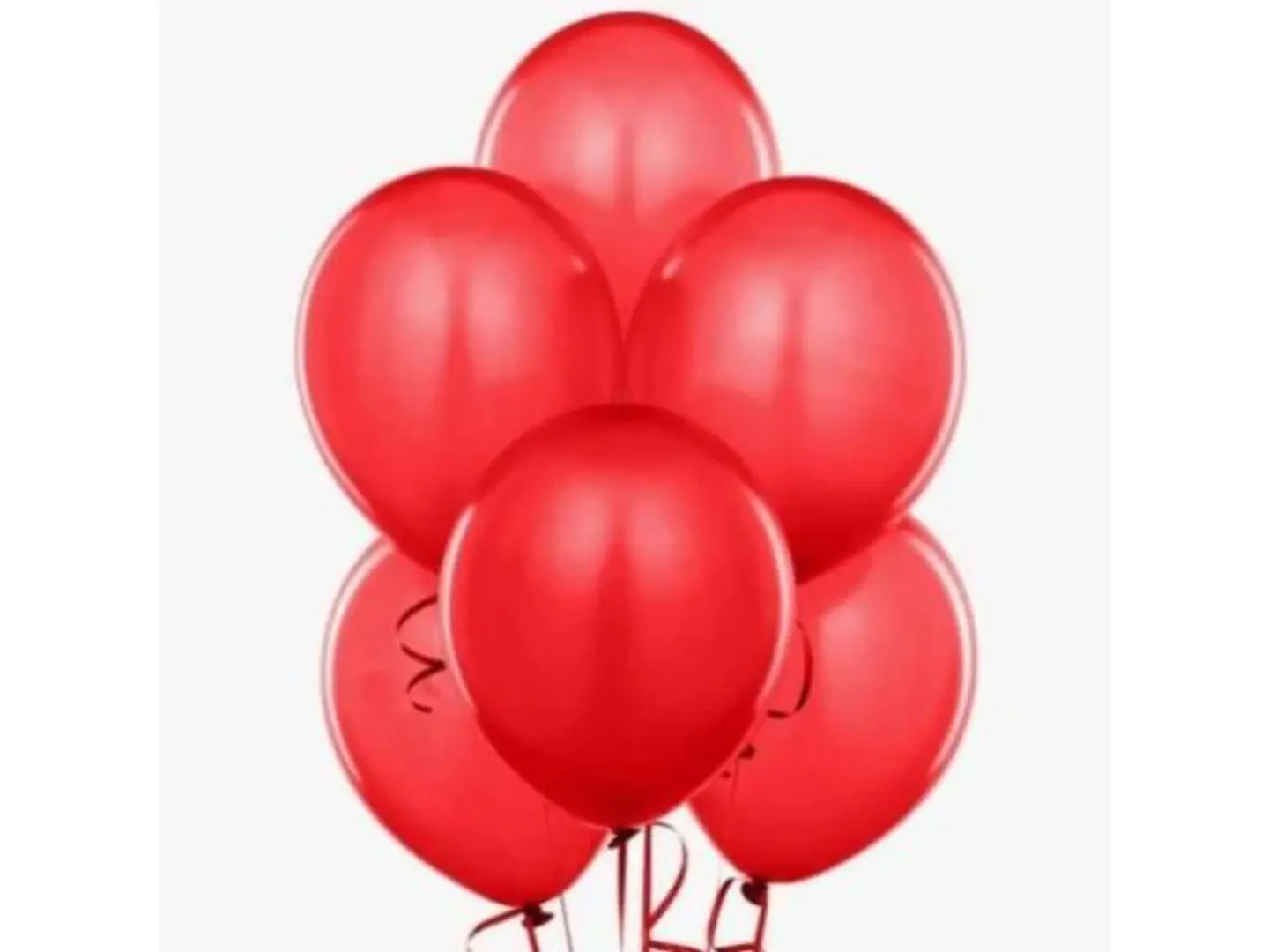 بالون احمر 6 حبات