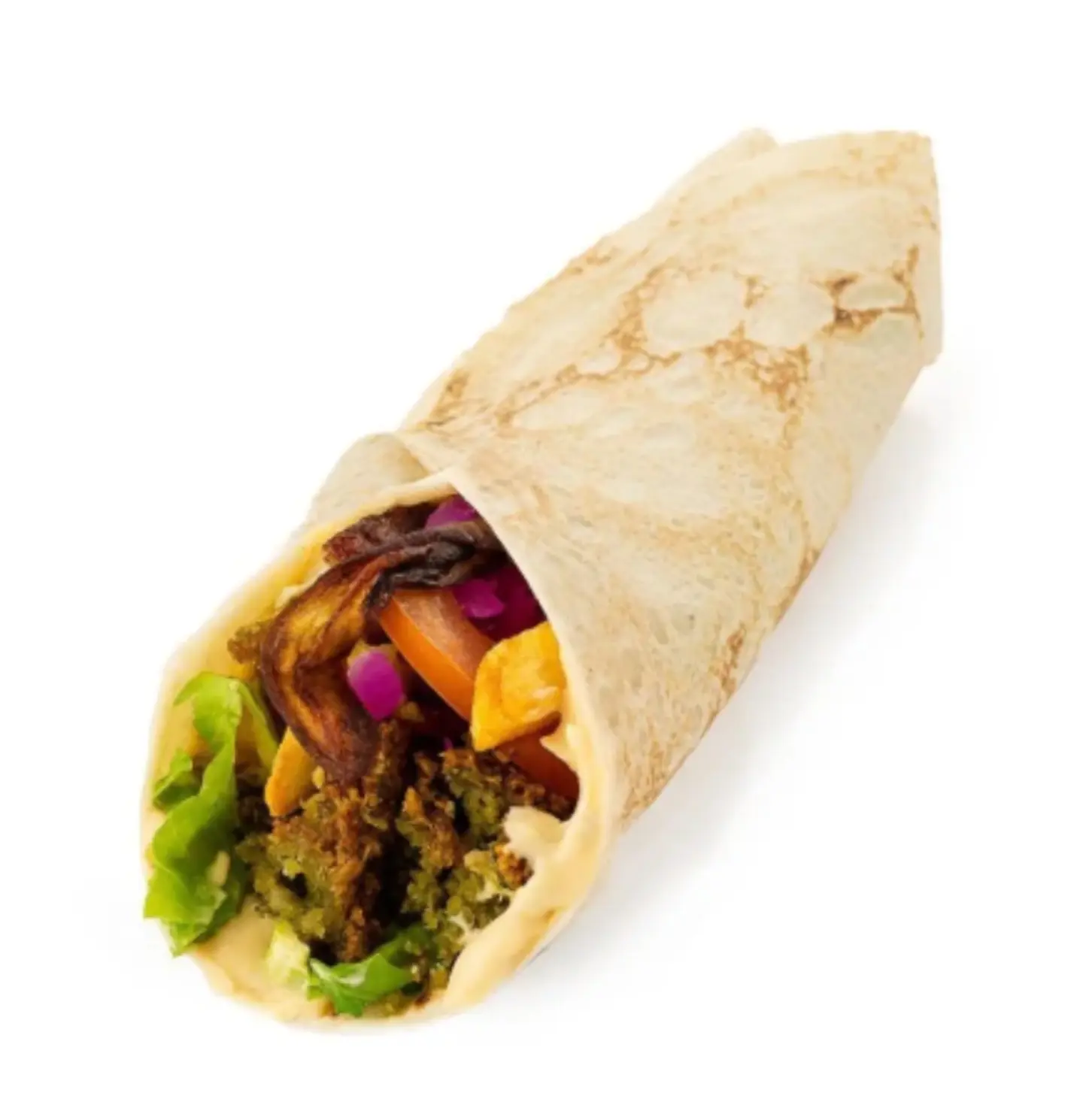 Mixed Falafel Saj Bread