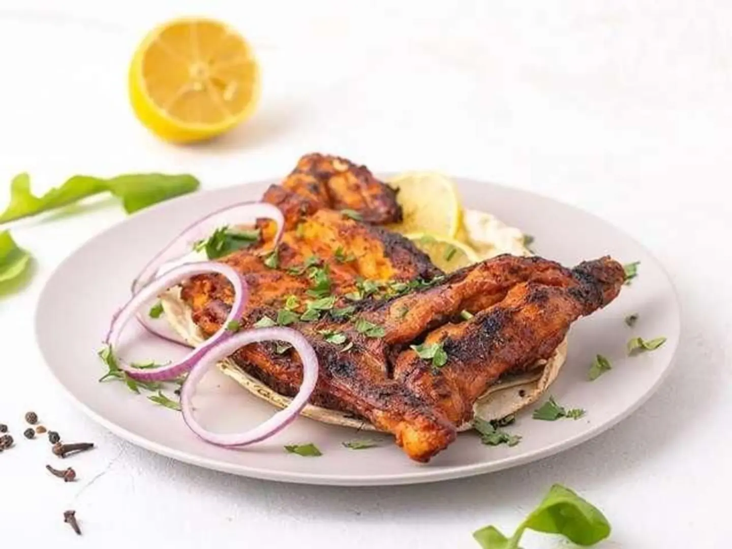 نصف على الفحم