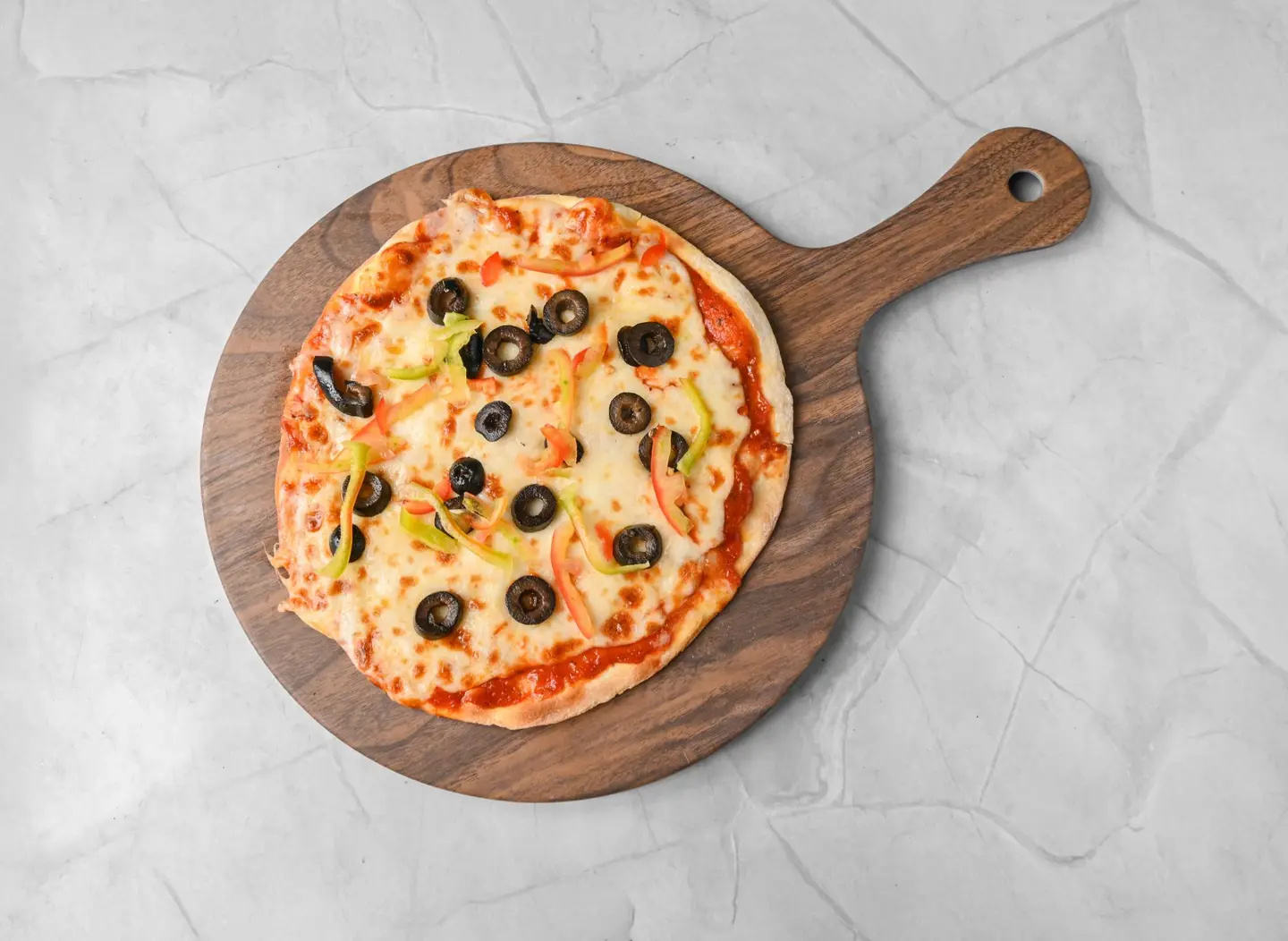 بيتزا خضار صغير