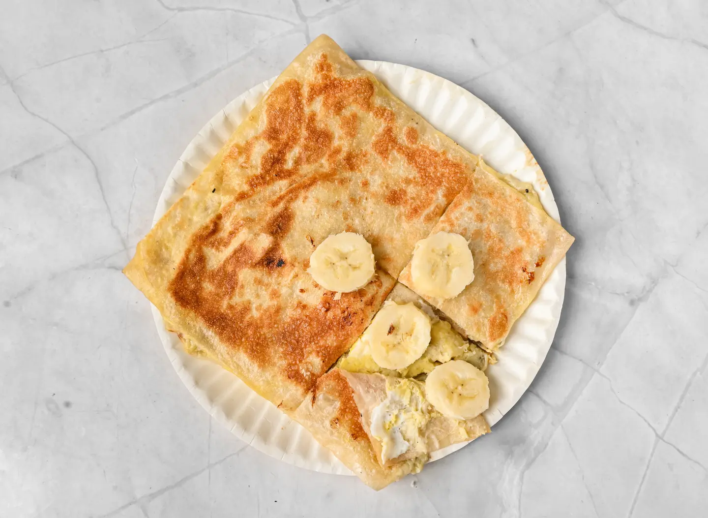 مطبق حلو موز وجبنة