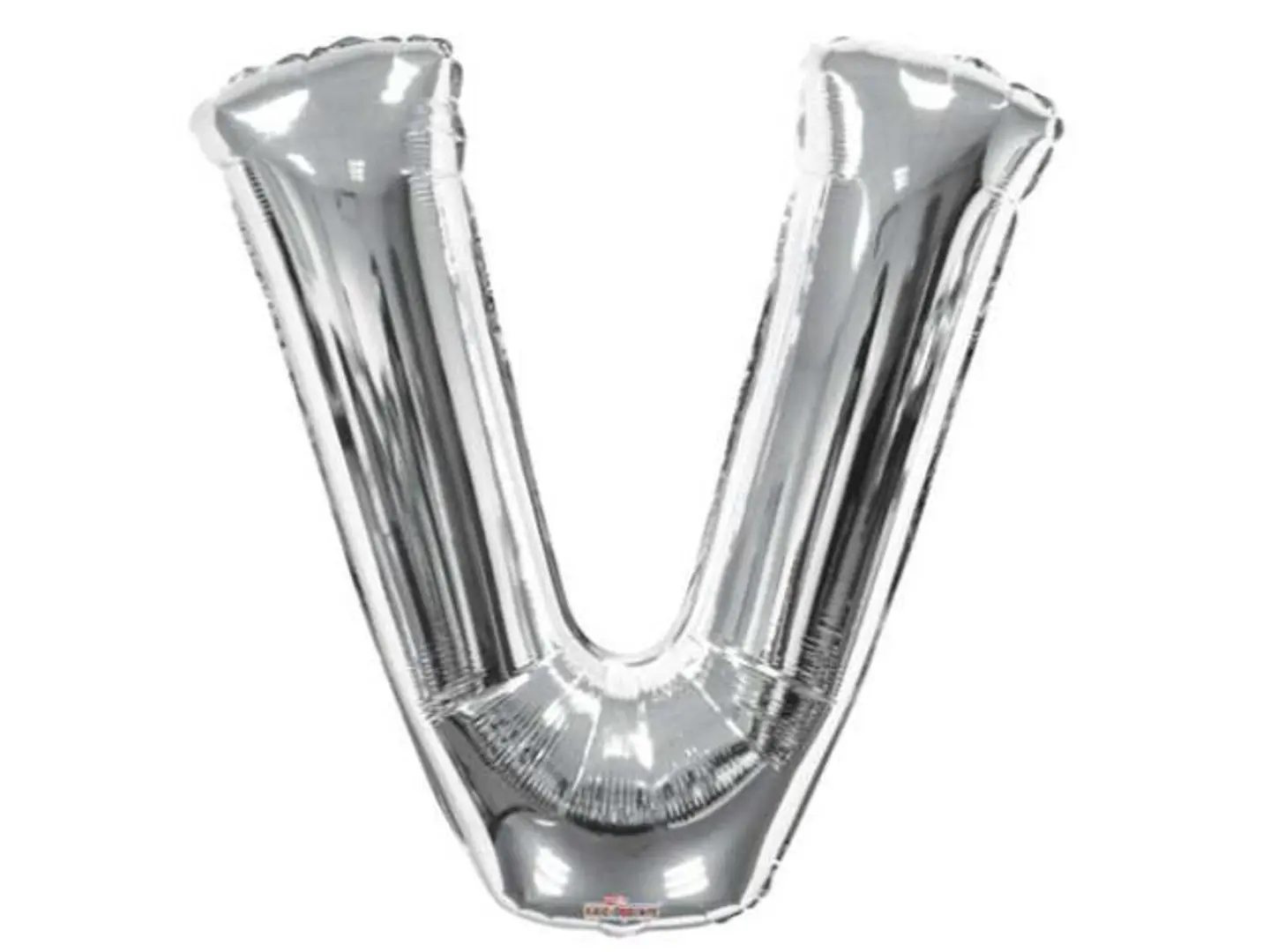 بالون هيليوم فضي في