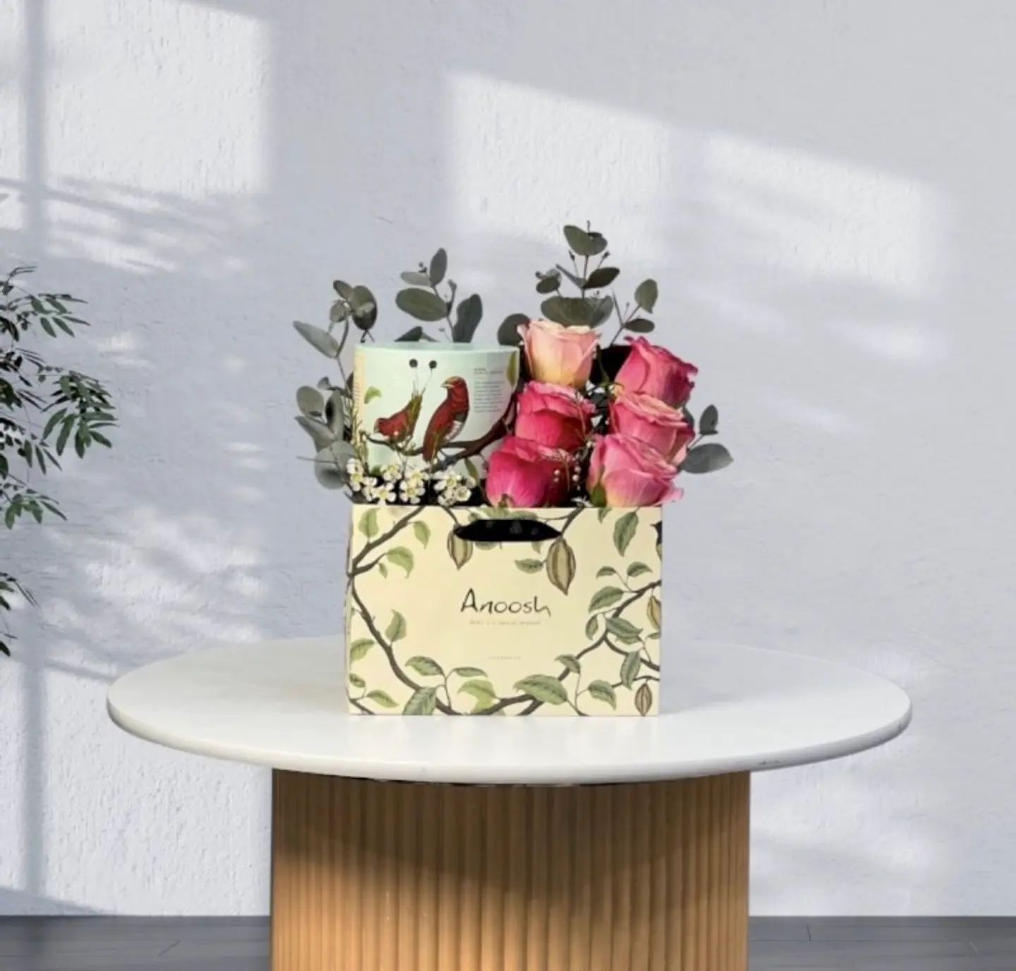 أنوش مع ورد 3