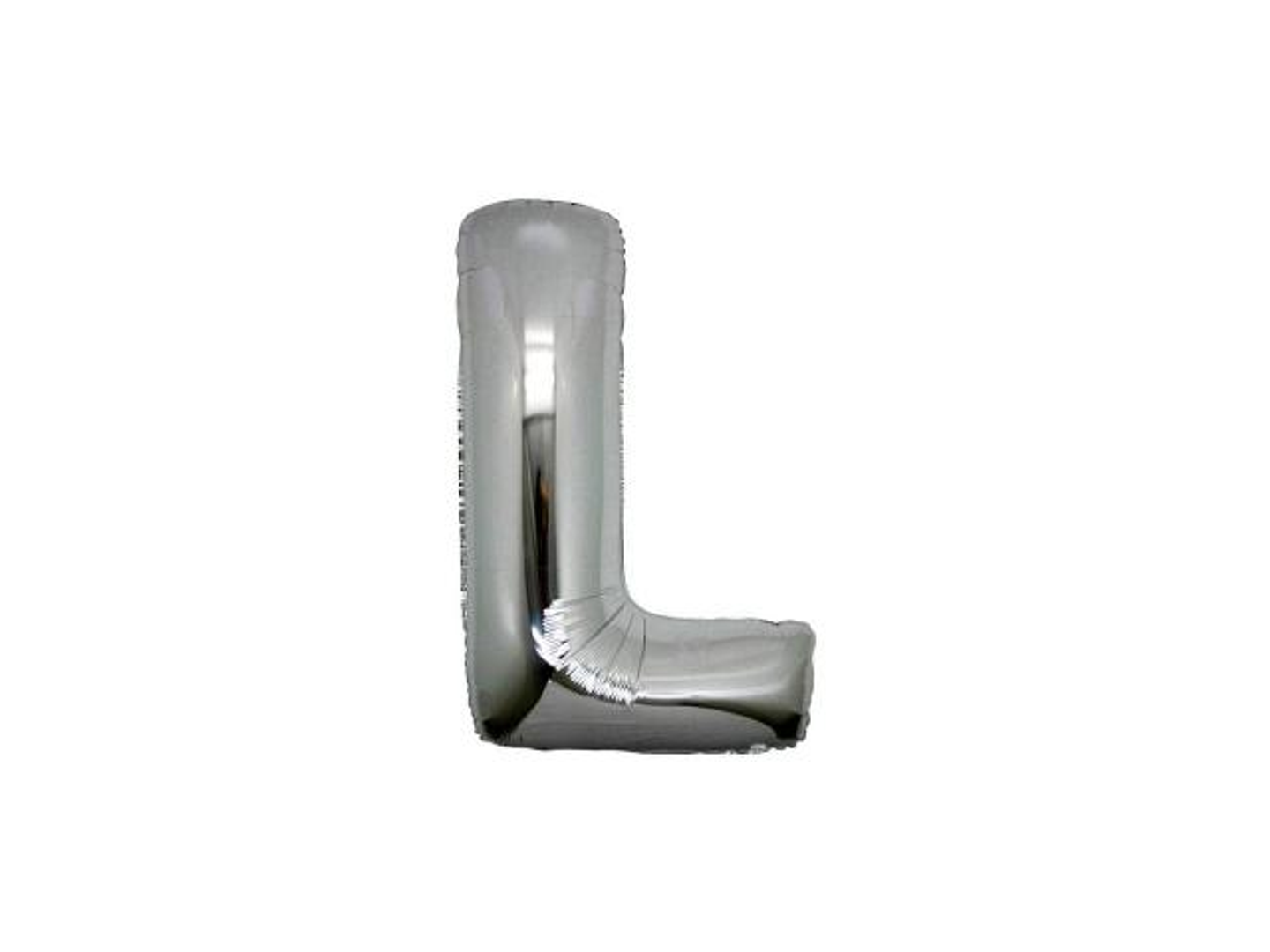 Balloon Letter L Silver