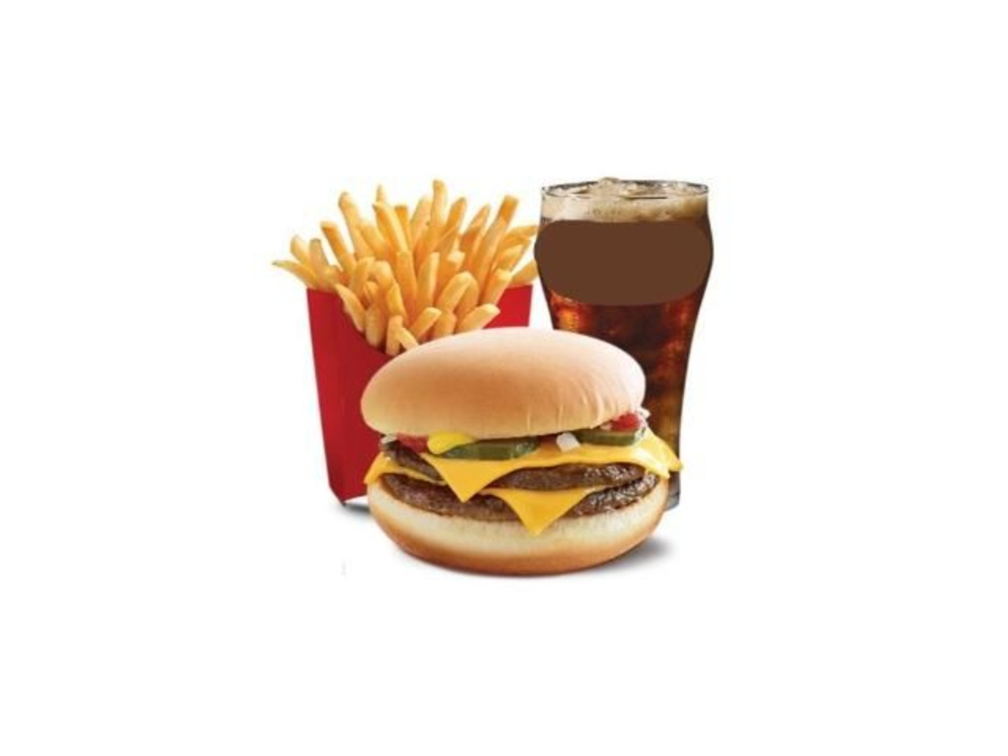 Double Beef Burger Meal