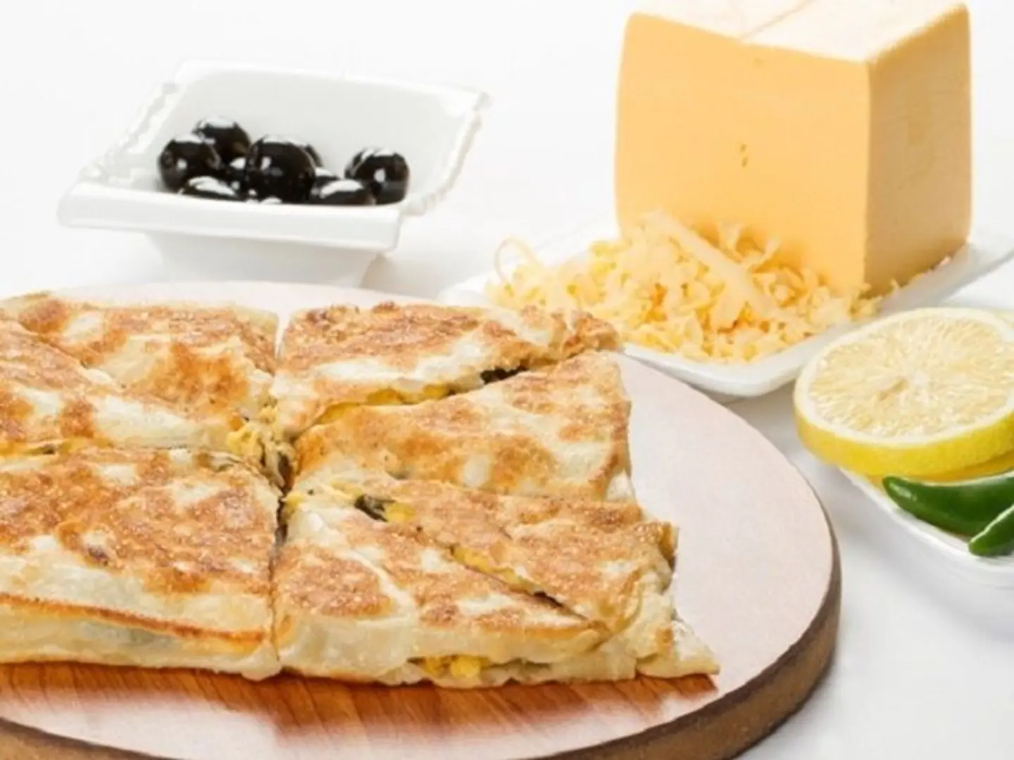 Cheddar Cheese Pie With Olives