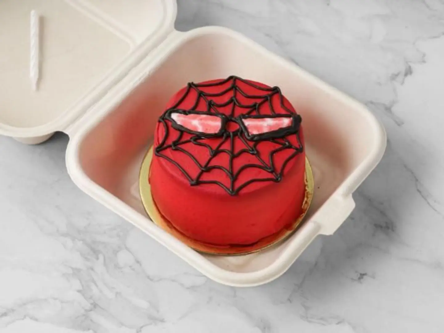 ميني كيك سبايدرمان