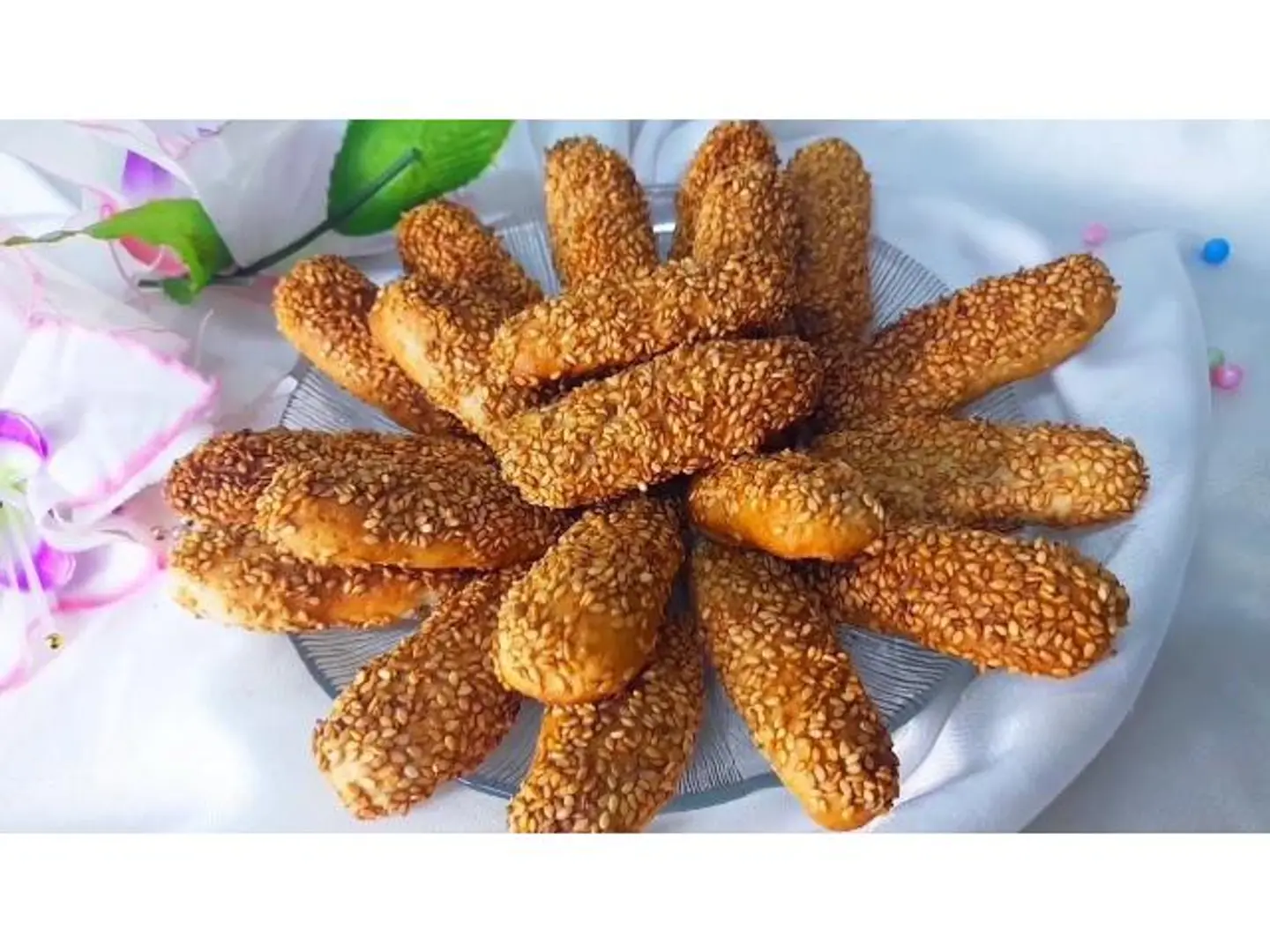 شابورة بالسمسم