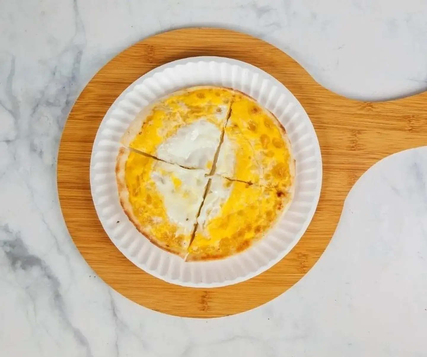 Pie With Eggs And Cheddar Cheese