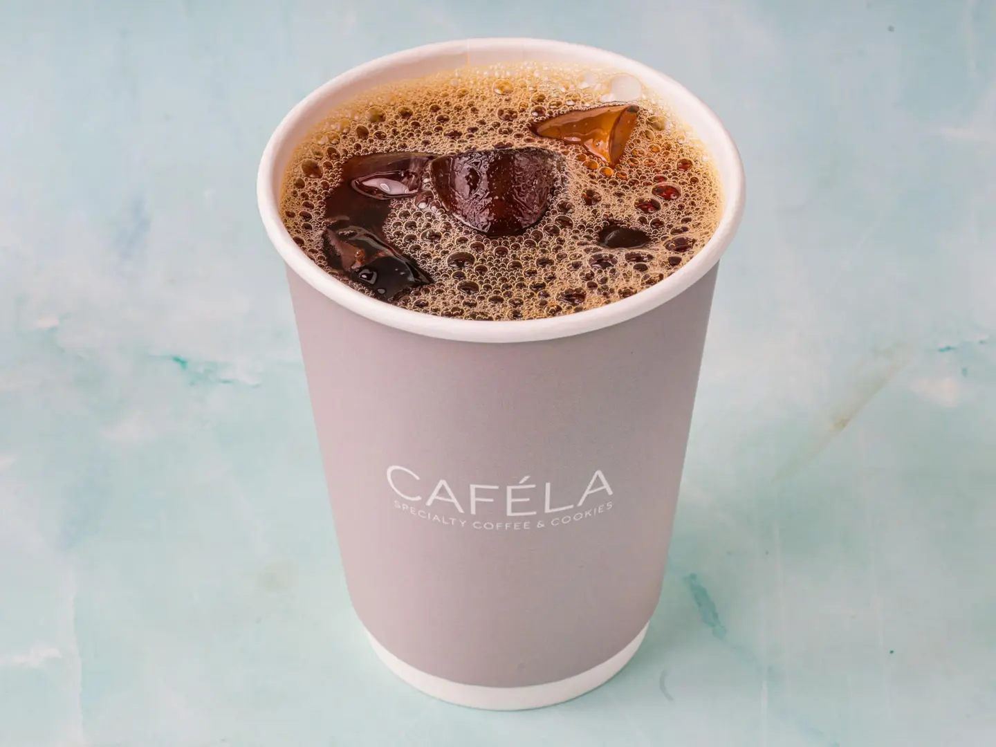 قهوة اليوم باردة