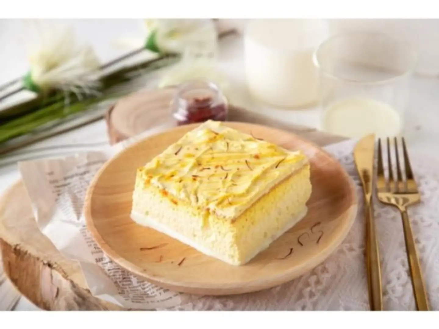 تشيز كيك الزعفران