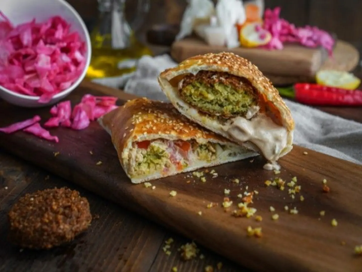 Regular Falafel Pie