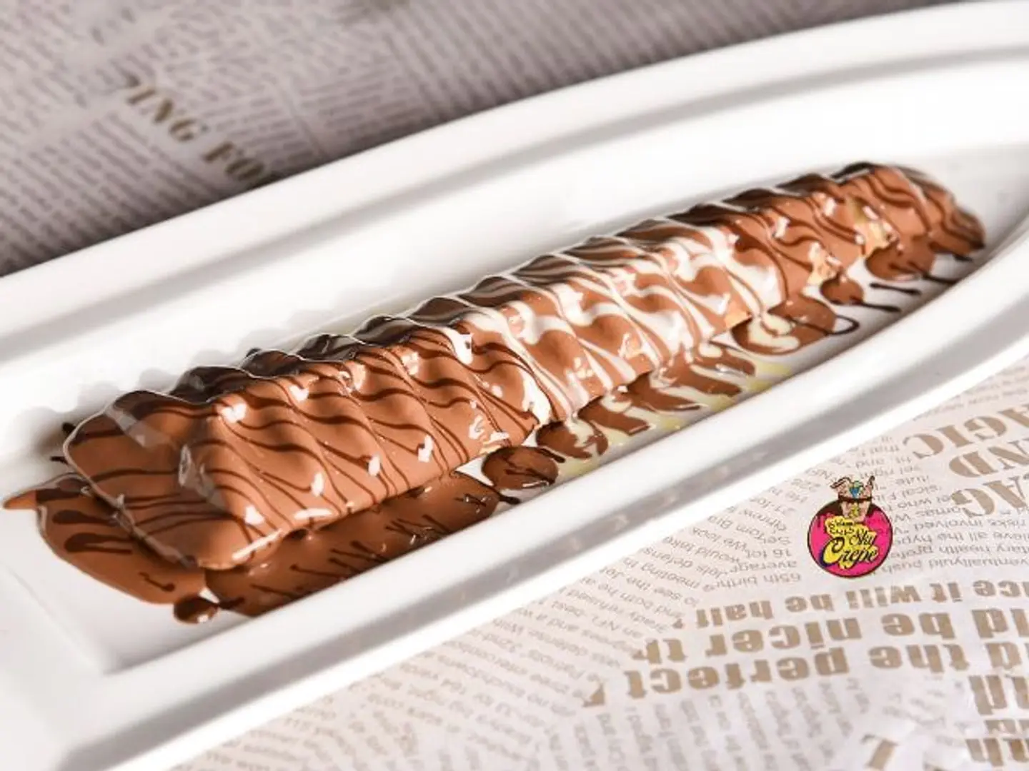 Belgian Chocolate Steak Waffle