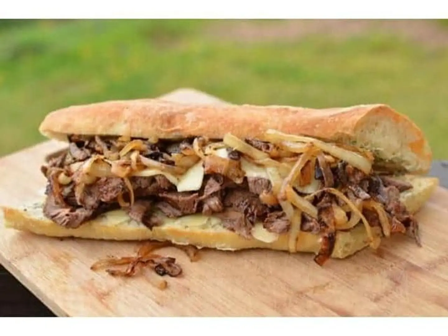 Meat With Hummus Sandwich