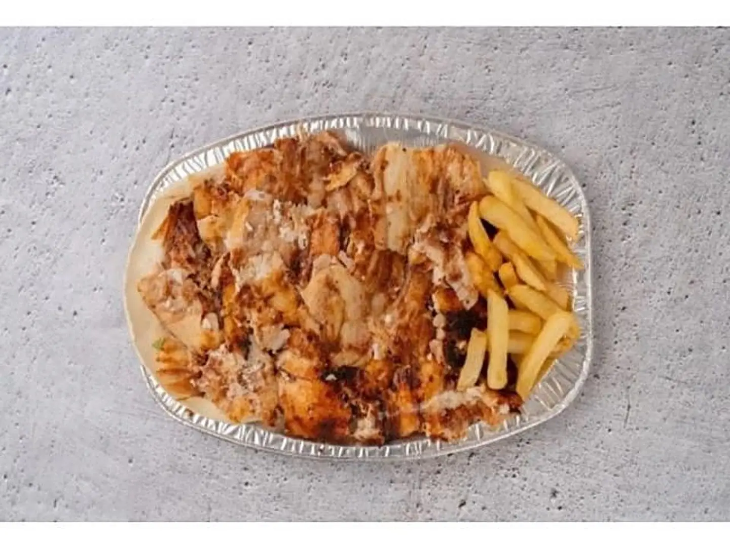 Shawarma Plate With Cheese