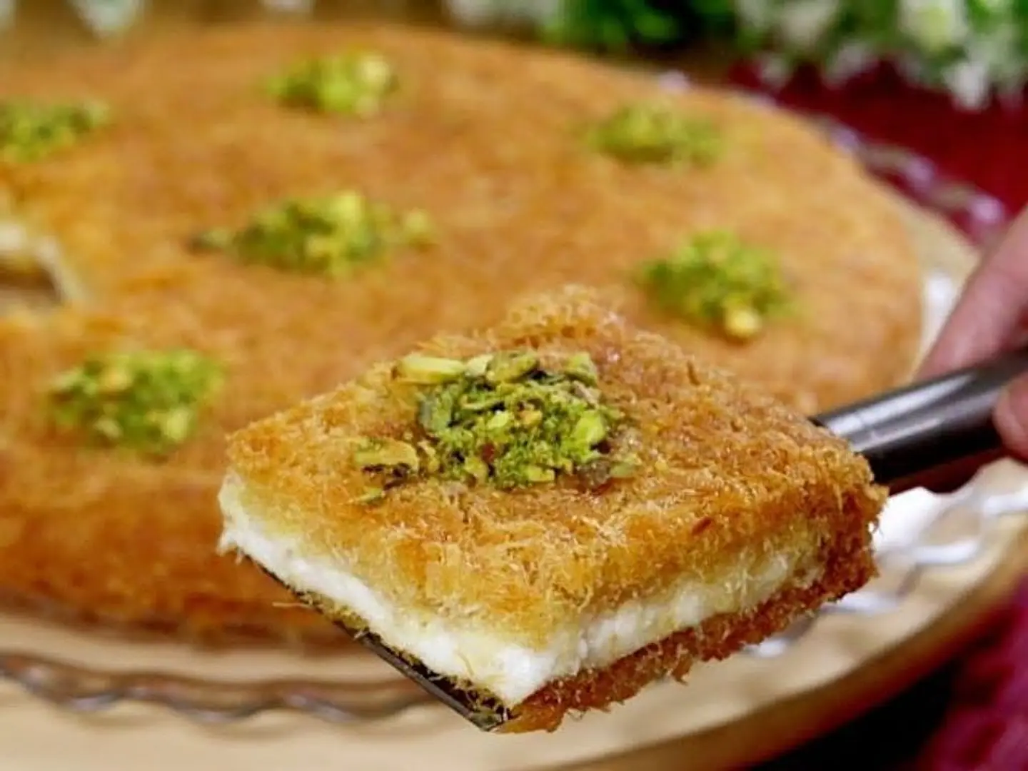 كنافة بالقشطة