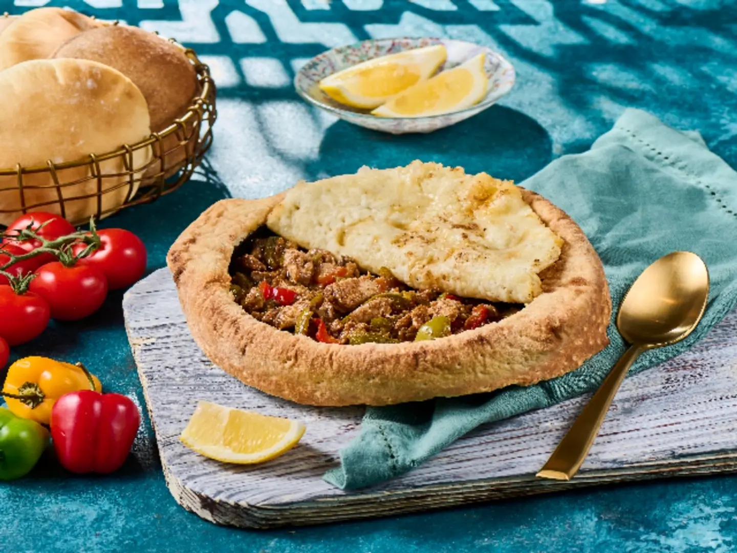 طاجن دجاج بالخضار