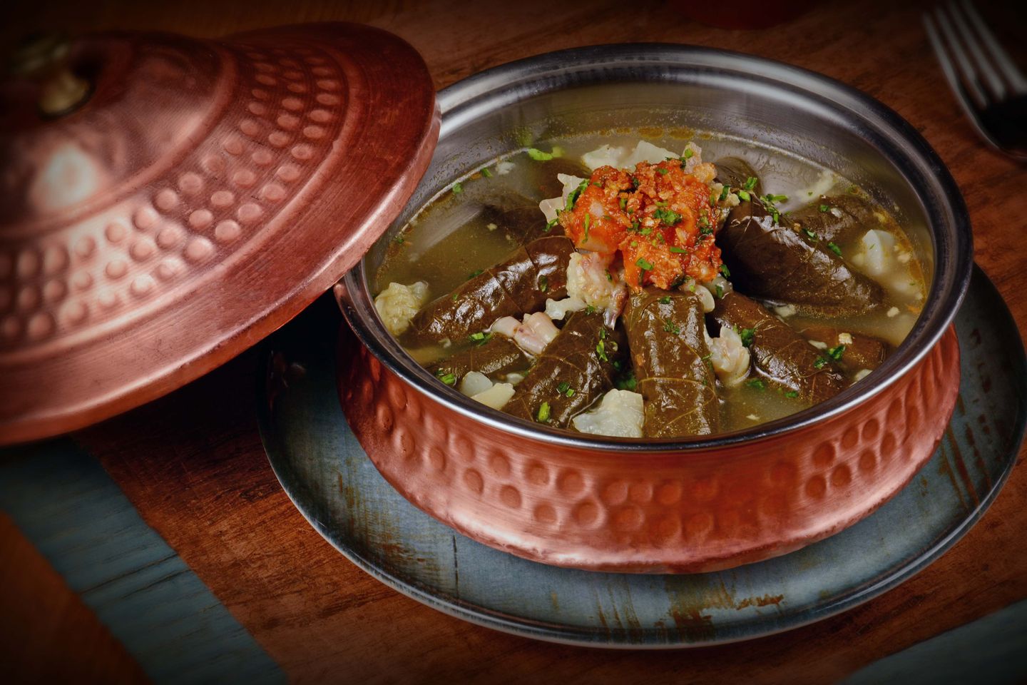 Grape Leaves With Kawarie Tagine