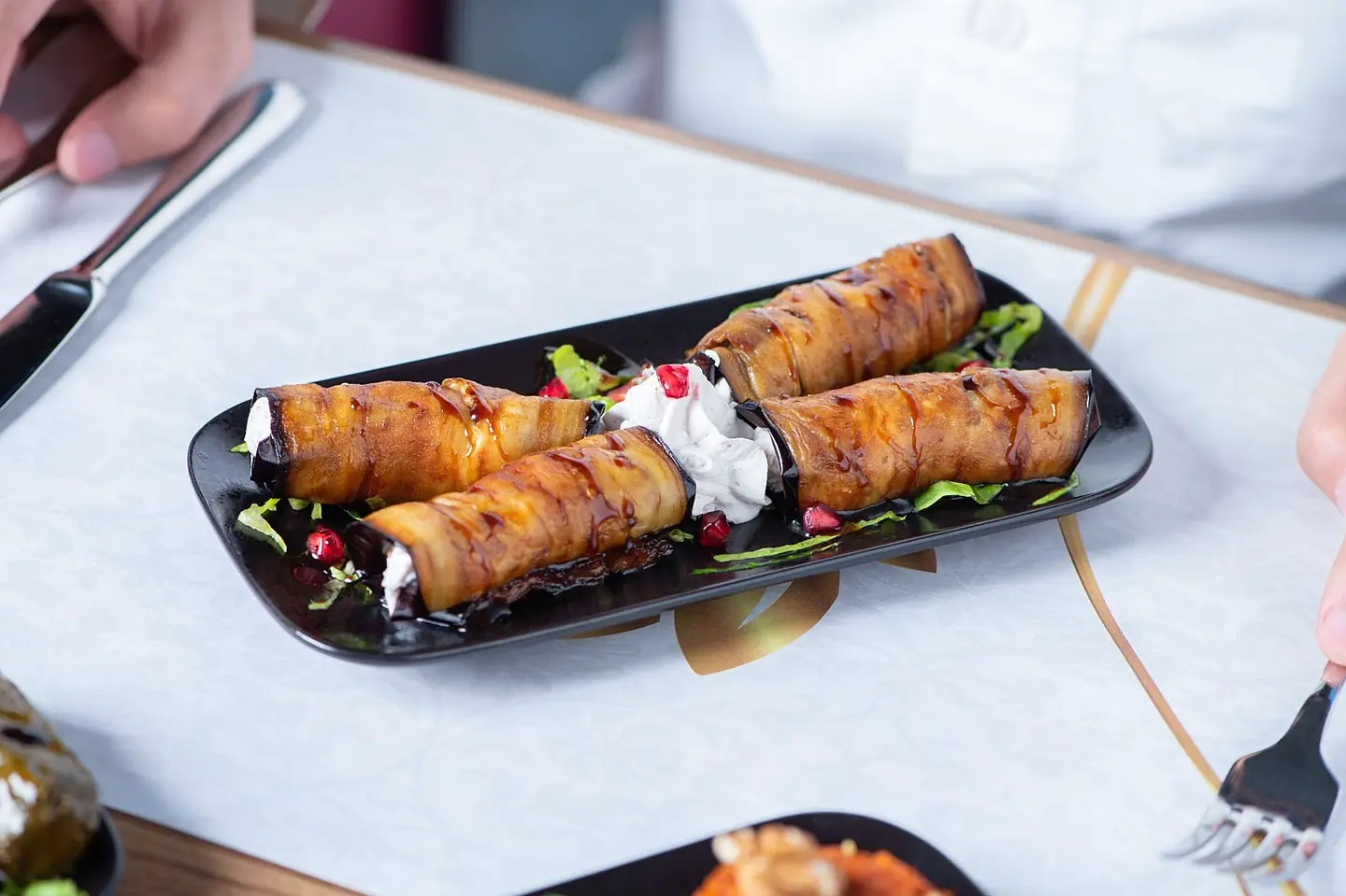 لفائف الباذنجان