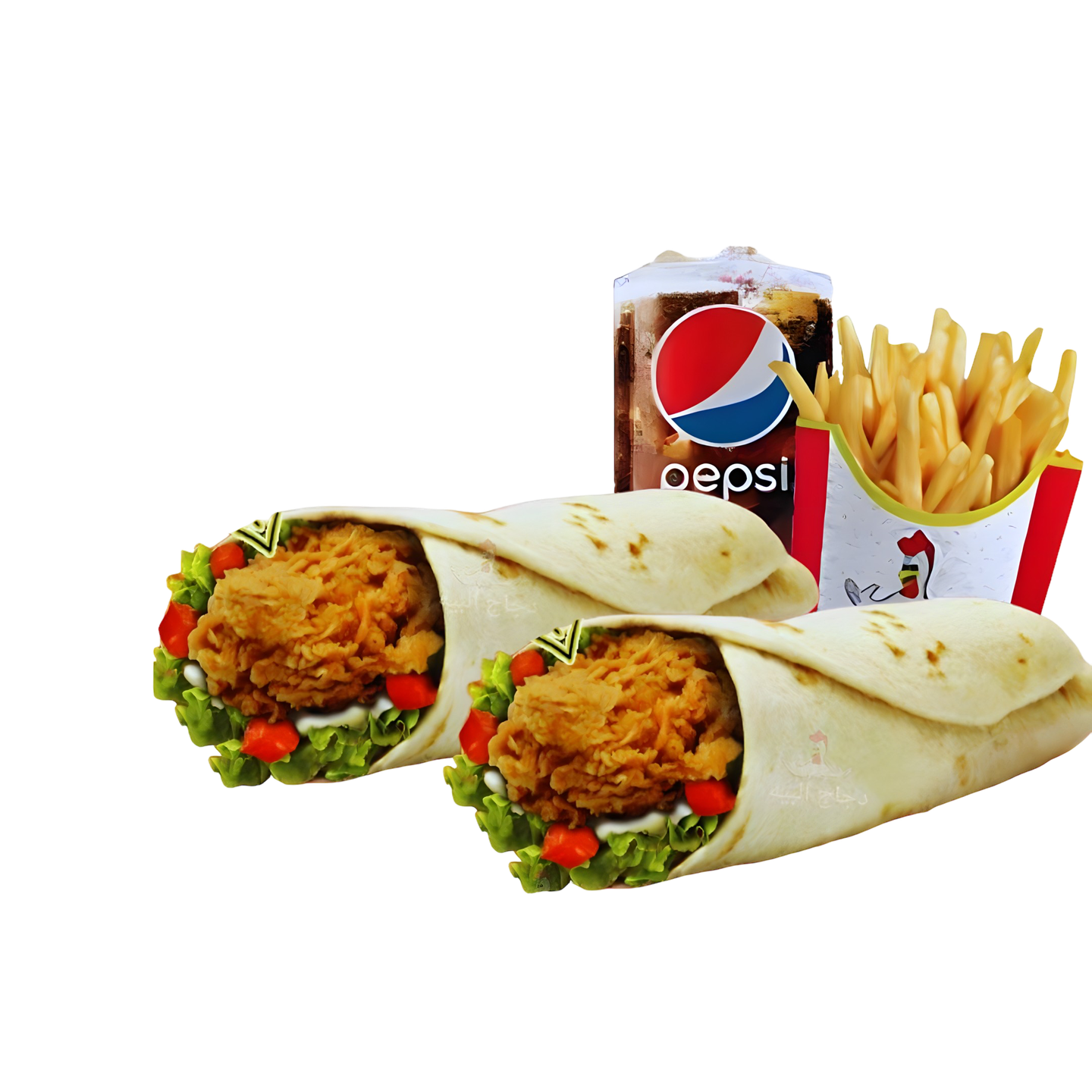 وجبة توين راب دجاج