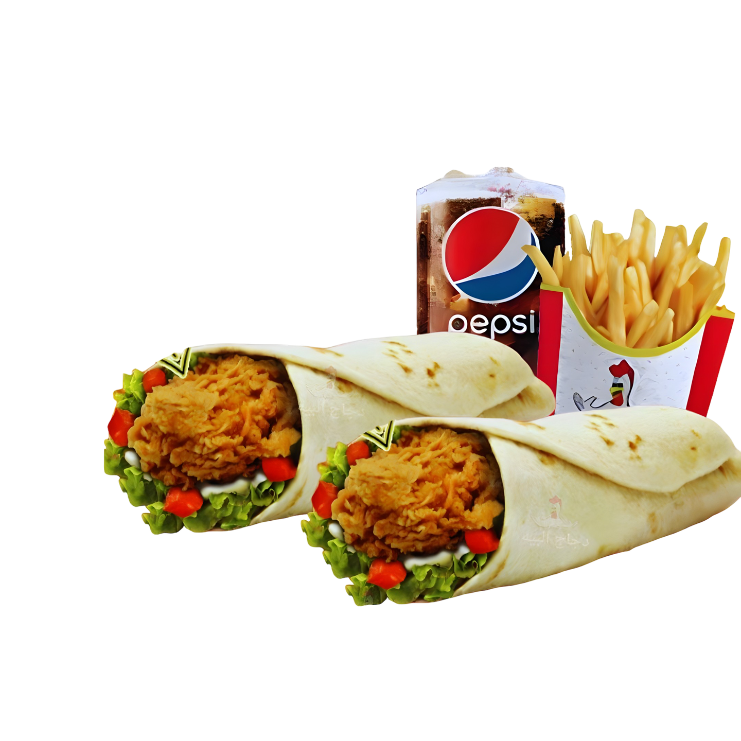 وجبة توين راب دجاج