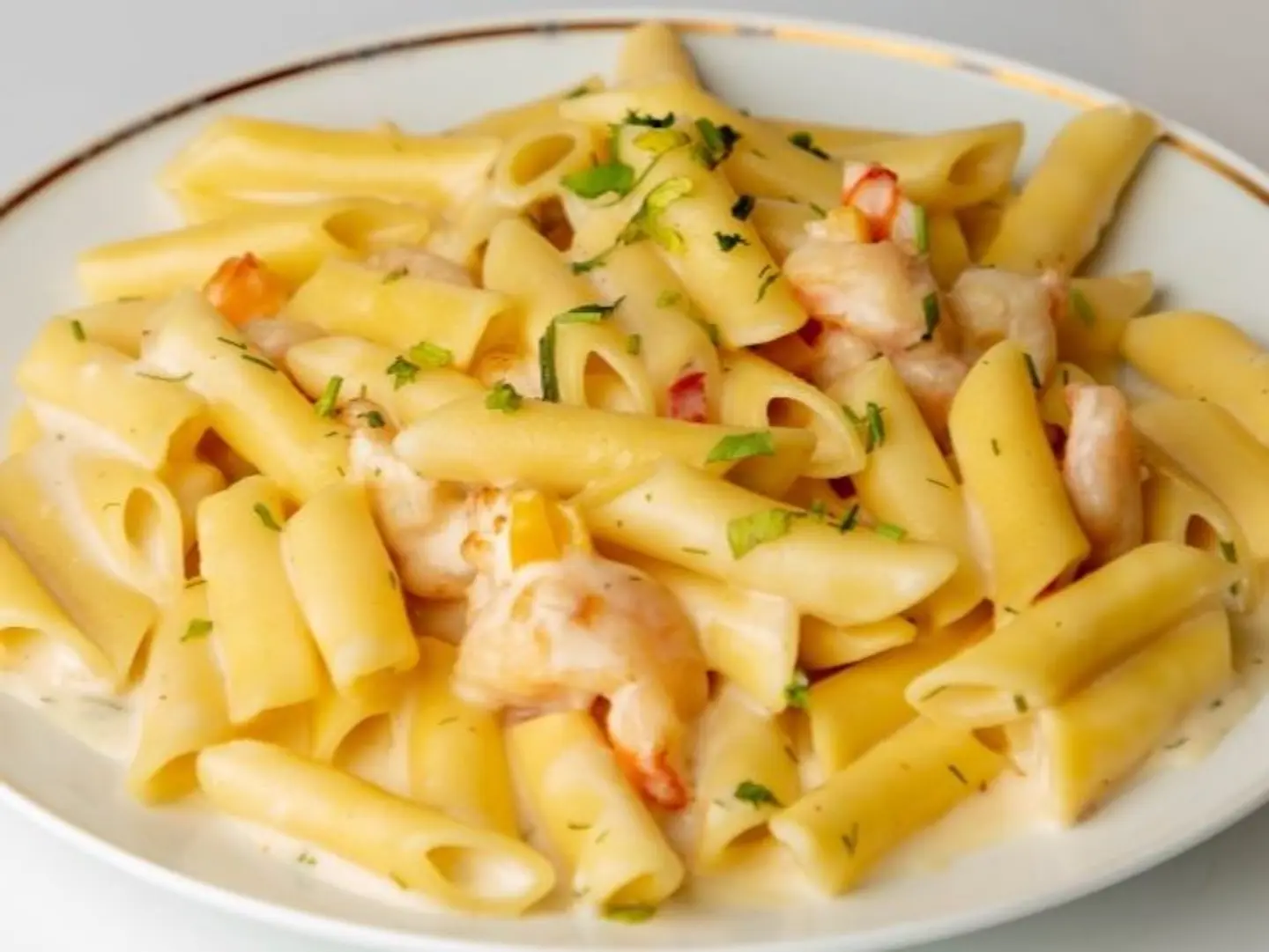 Pasta Shrimp With Cream Sauce