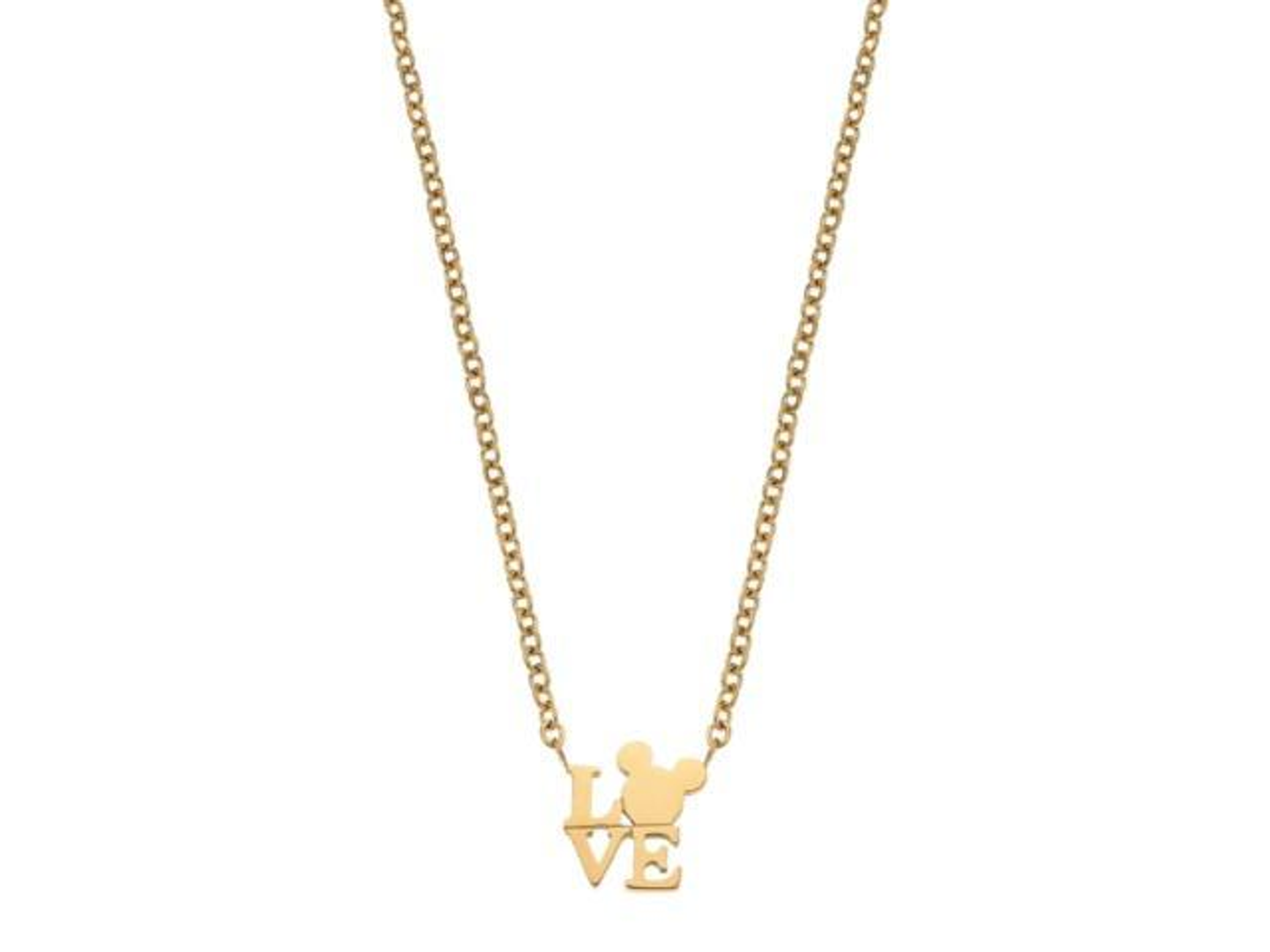 Diseny Mickey Mouse Love Necklace