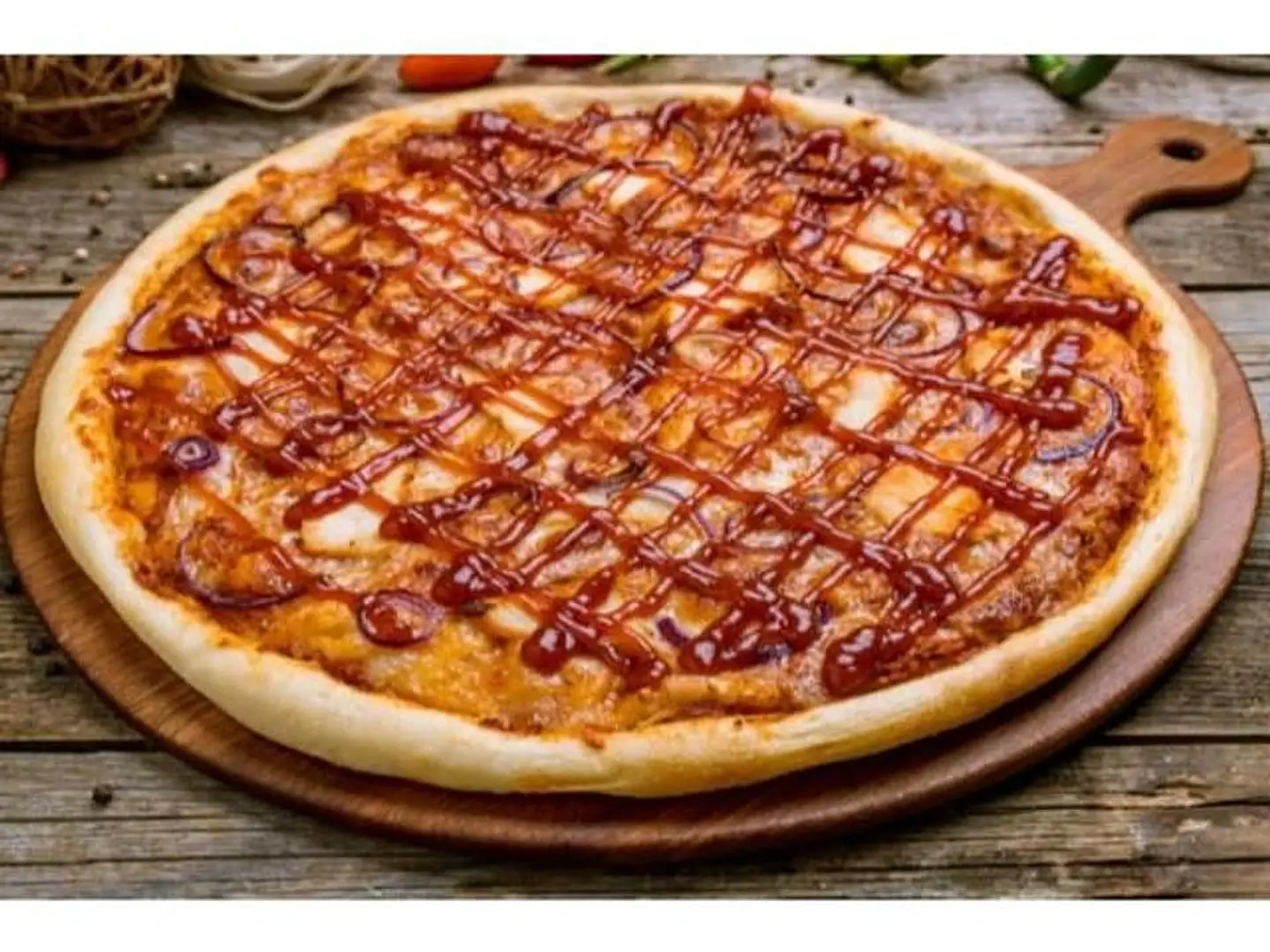 بيتزا دجاج باربكيو