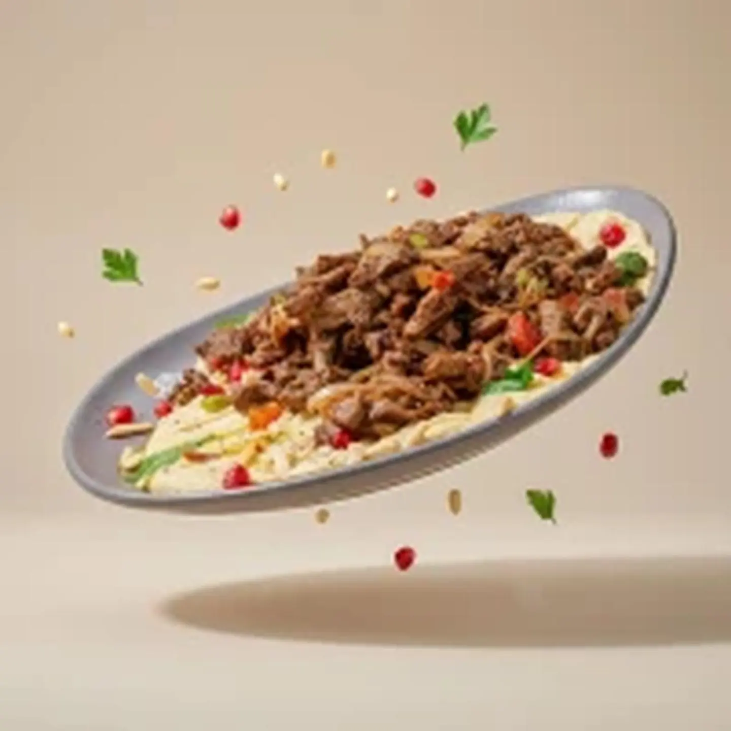 حمص بالكبدة