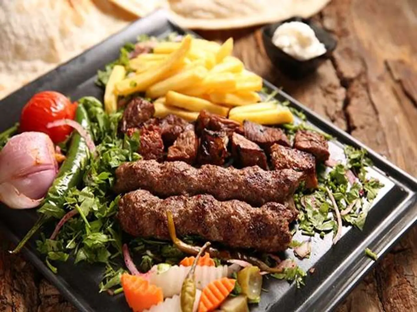For One Person, A Mix Of Meat