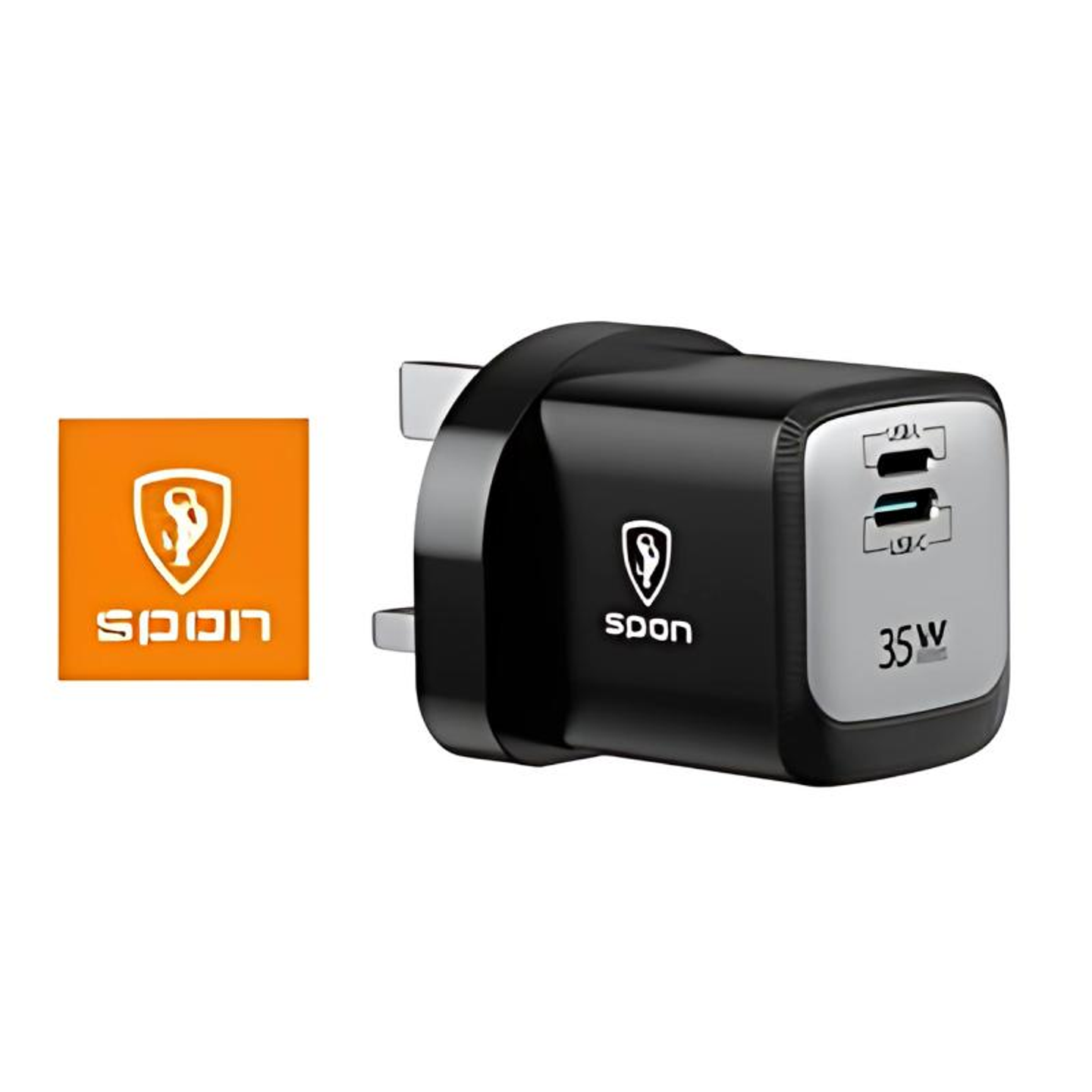 Spoon Wall 35 W Usb C + I Phone