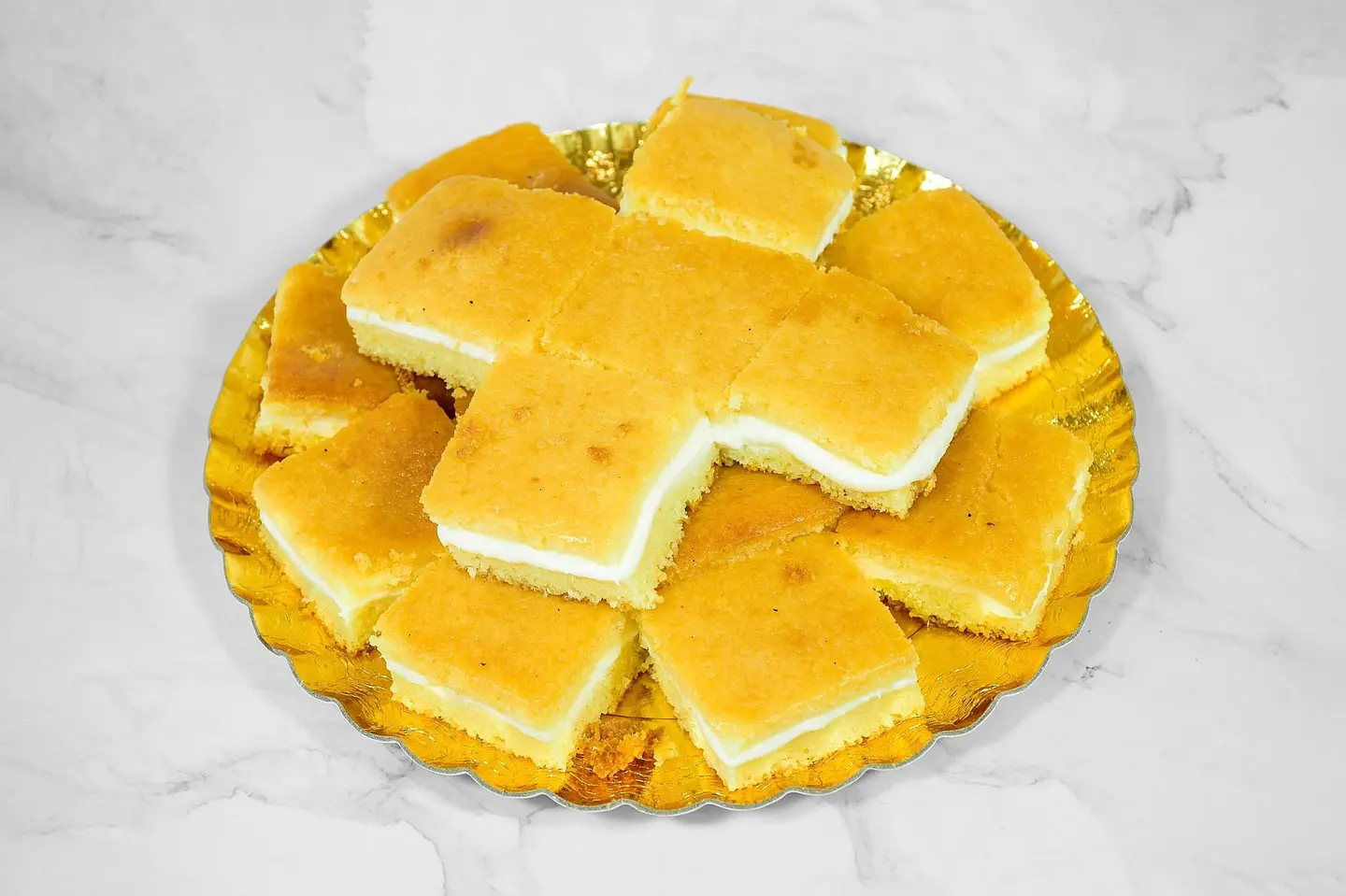 بسبوسة بالقشطه صغير