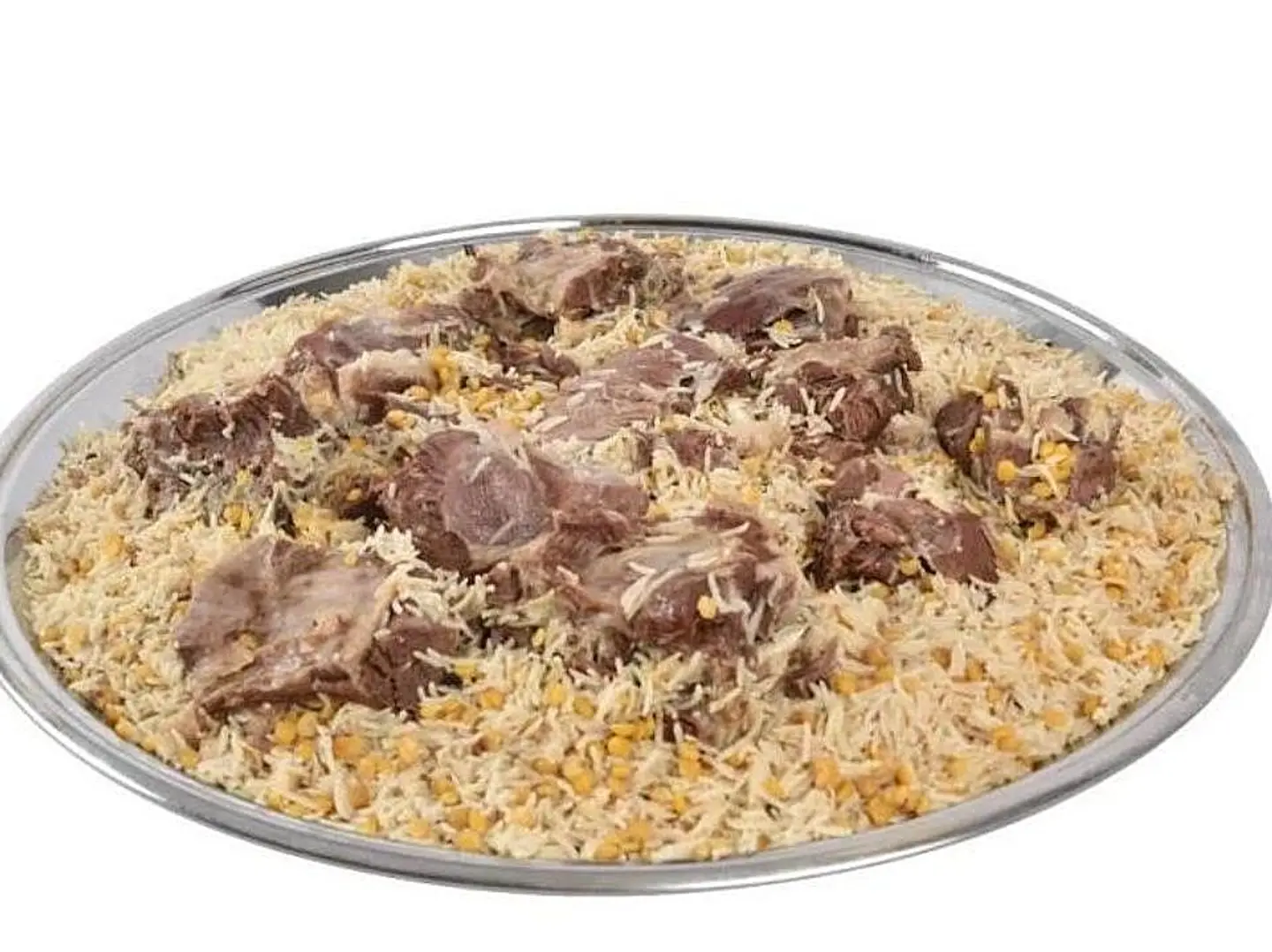 ارز بالحمص واللحم