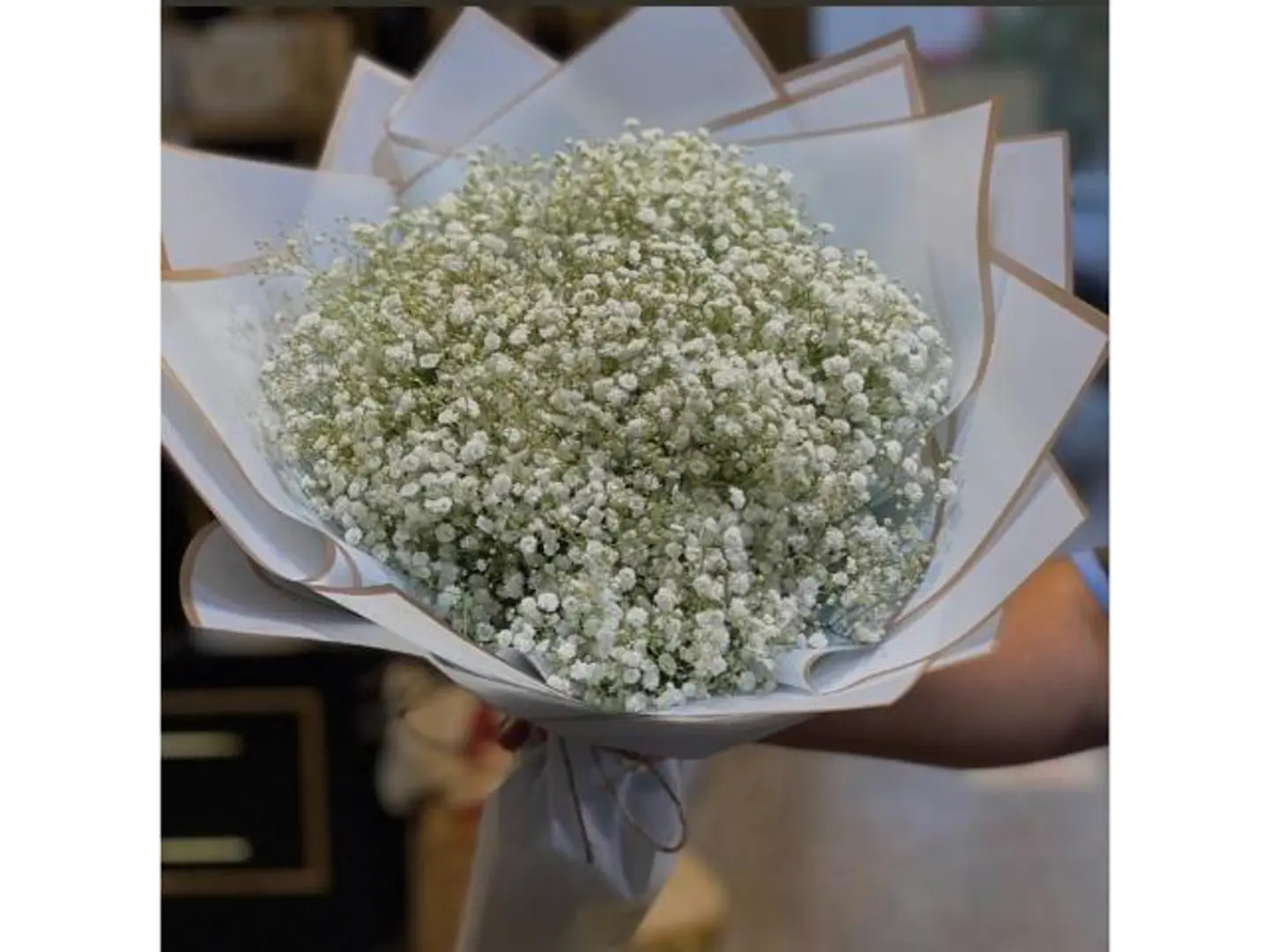 White Gypsophila Bouquet