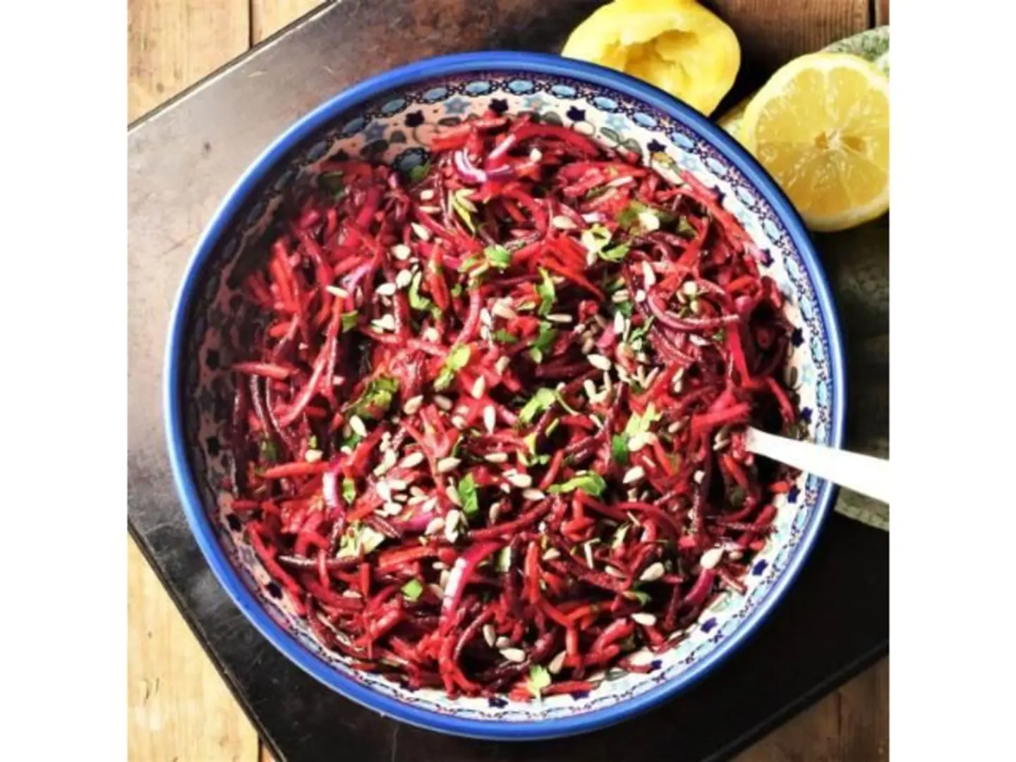 سلطة الشمندر والبرغل