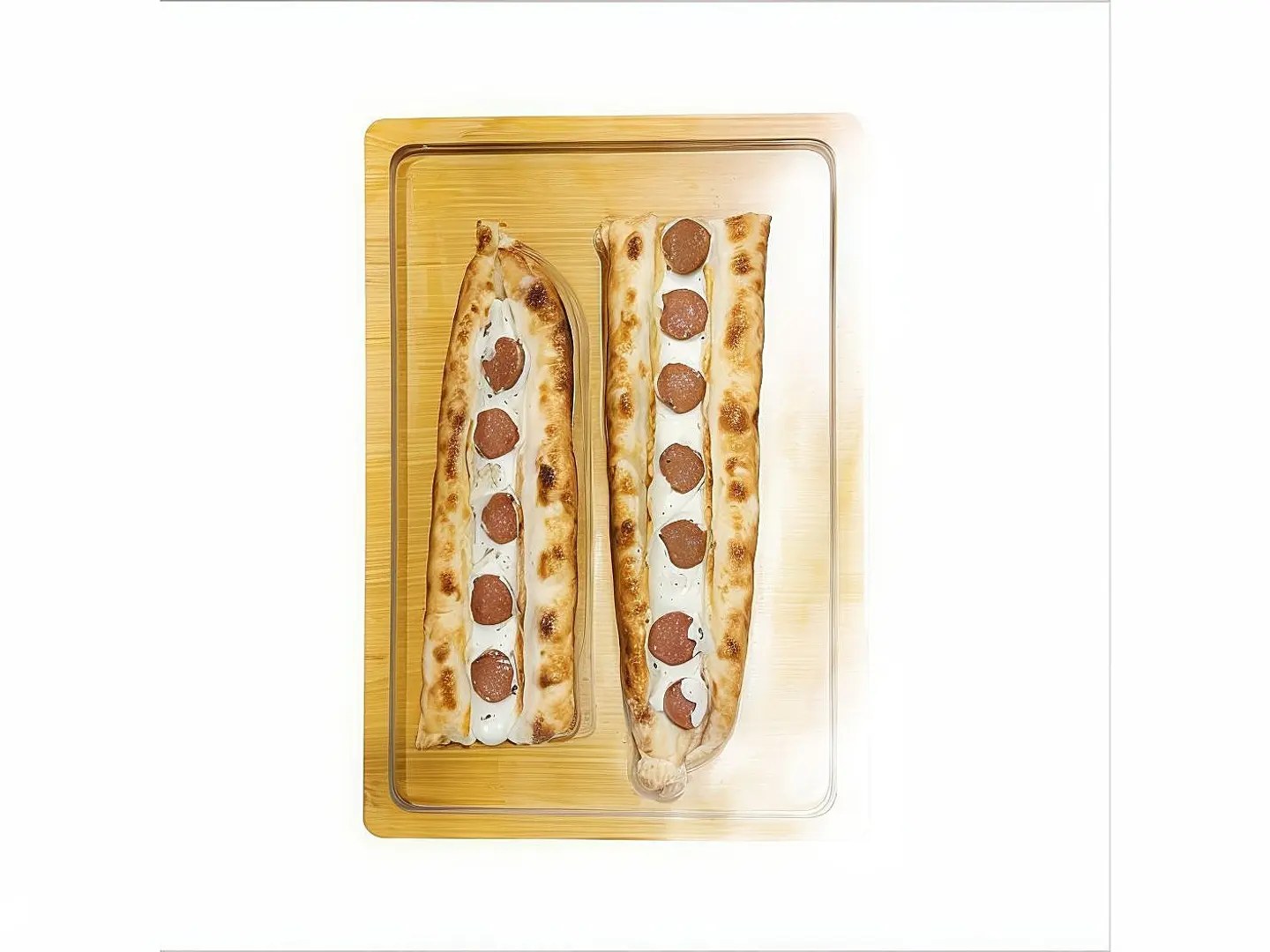 فطائر لبنة بالنقانق