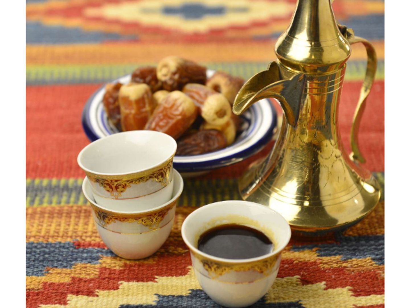 Thermos Of Saudi Coffee With Dates
