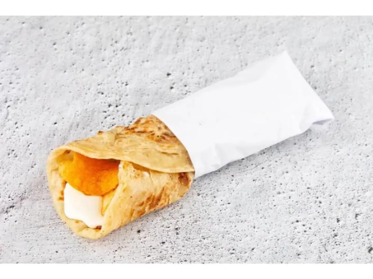 Cheese Chapati With Oman Chips