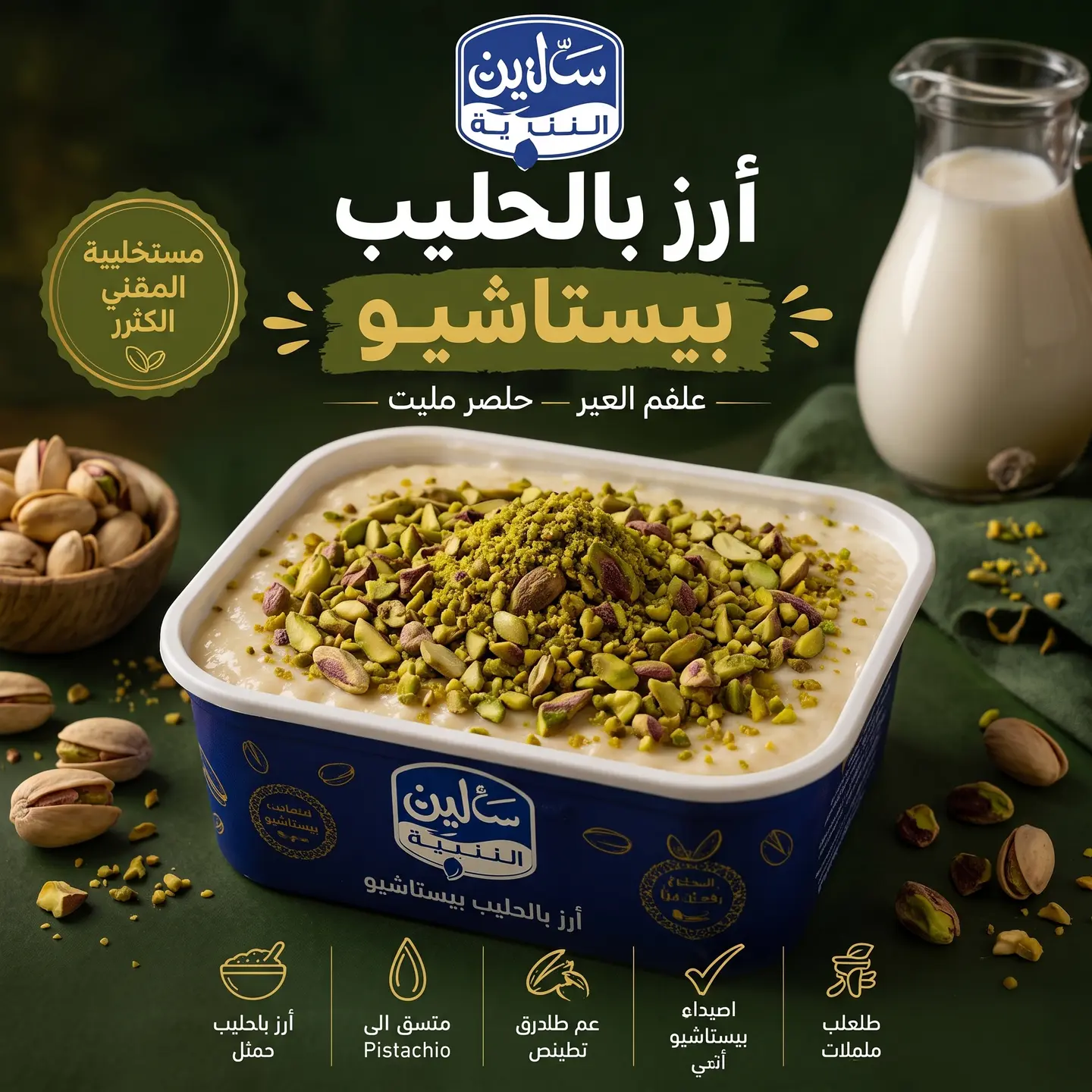 Pistachio Rice Pudding - Small