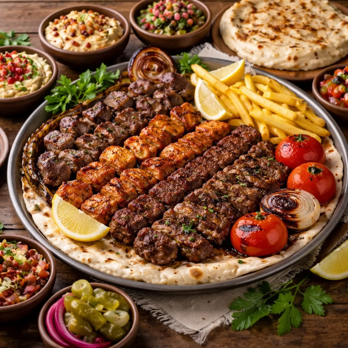 Mesopotamian Mix With Appetizers
