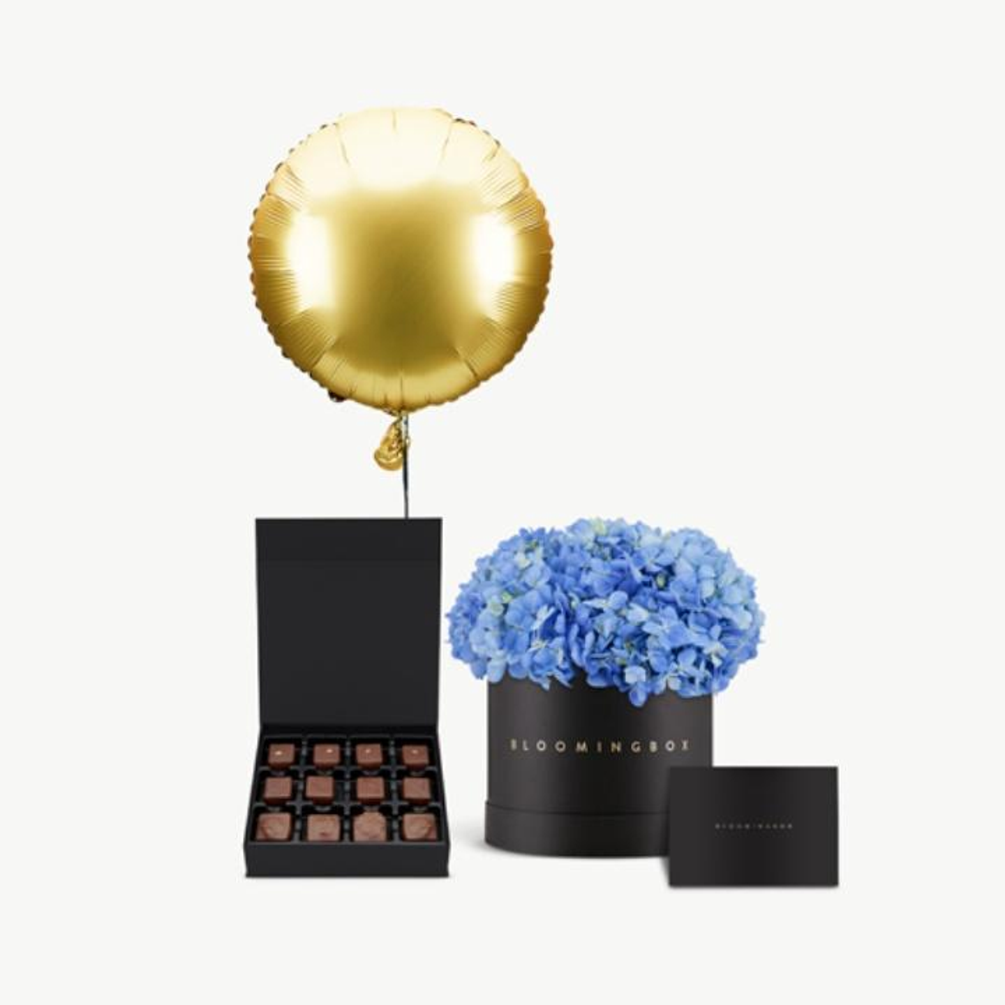Hydrangeas And Chocolates Bundle