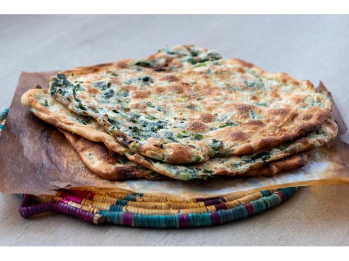 فطيرة زعتر بالزيتون