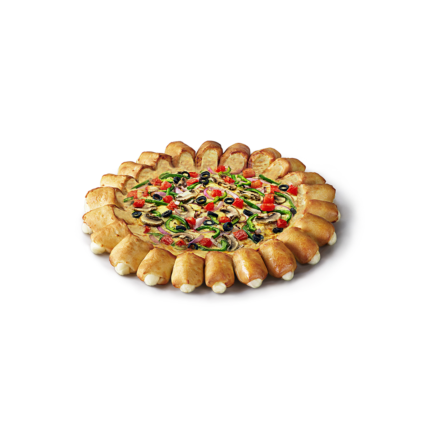 Cheesy Bites Pizza Large - Very Veggie