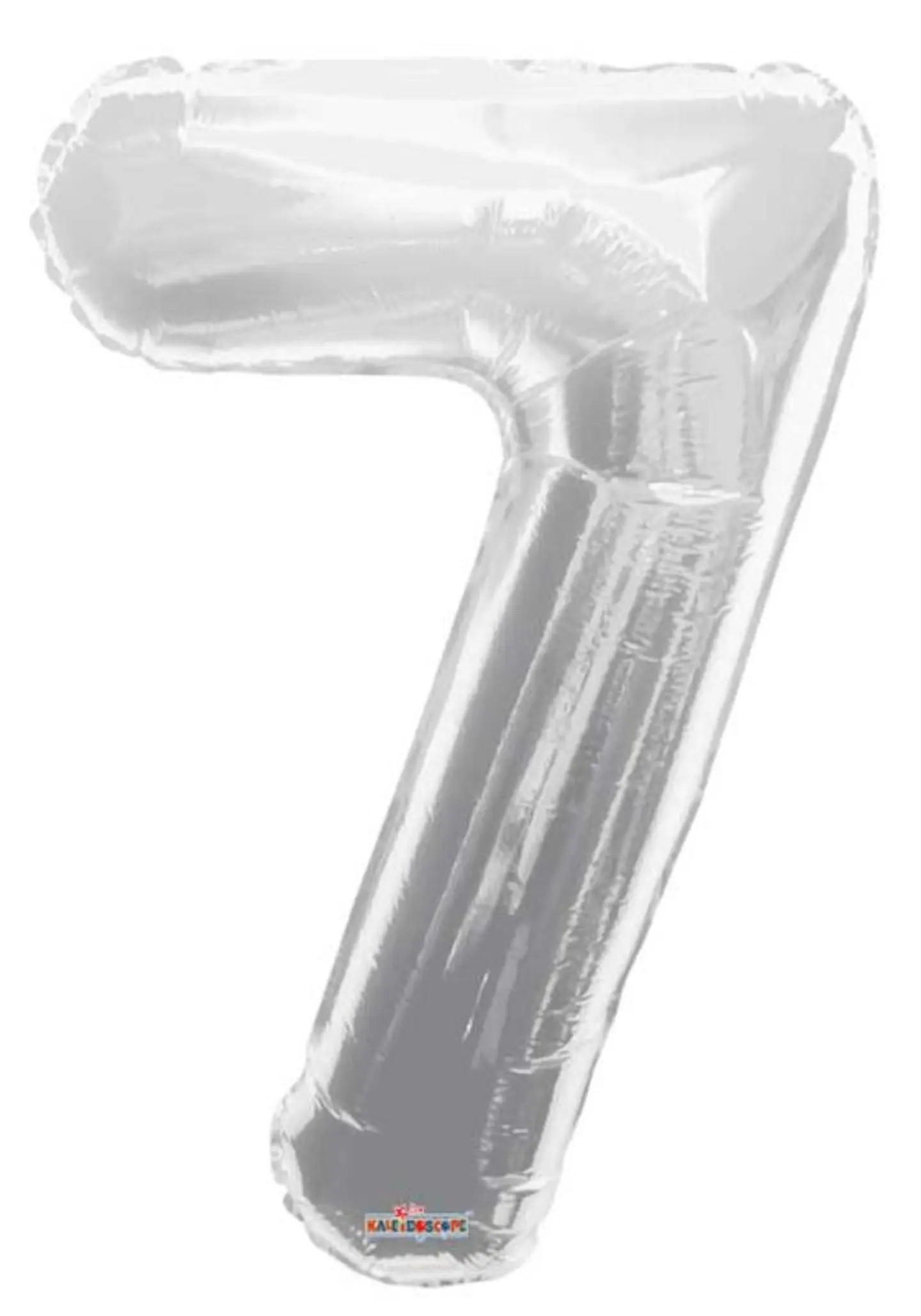 بالون هيليوم فضي رقم 7