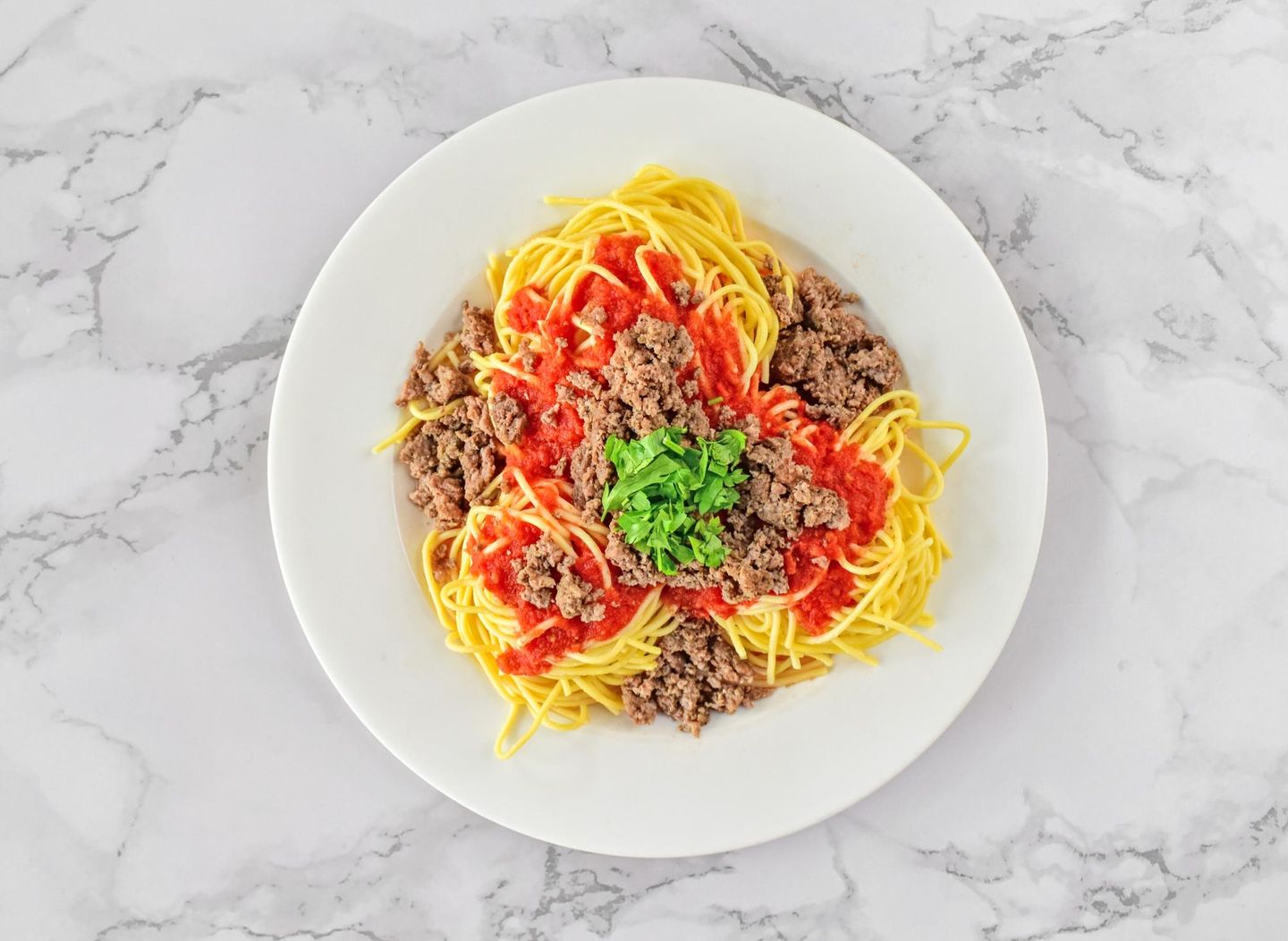 Red Sauce Meat Pasta